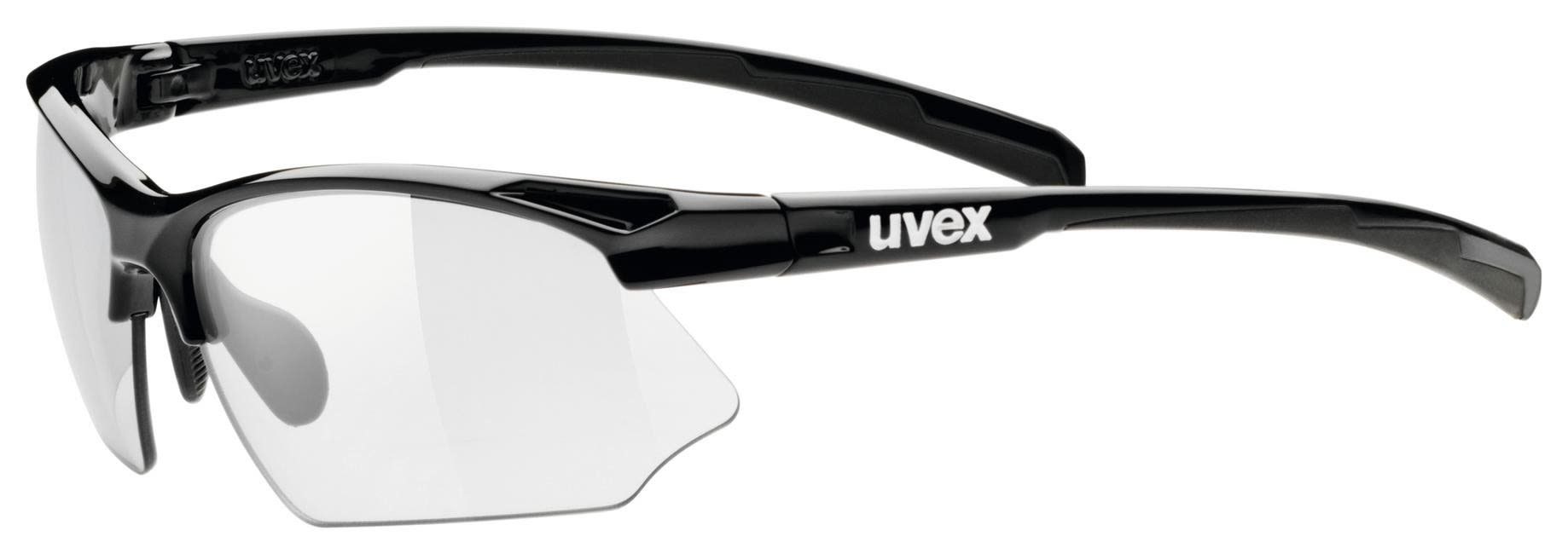 Uvex Sportbrille Uvex Sportstyle 802 Vario Accessoires Black - Variomatic Smoke Cat. 1-3