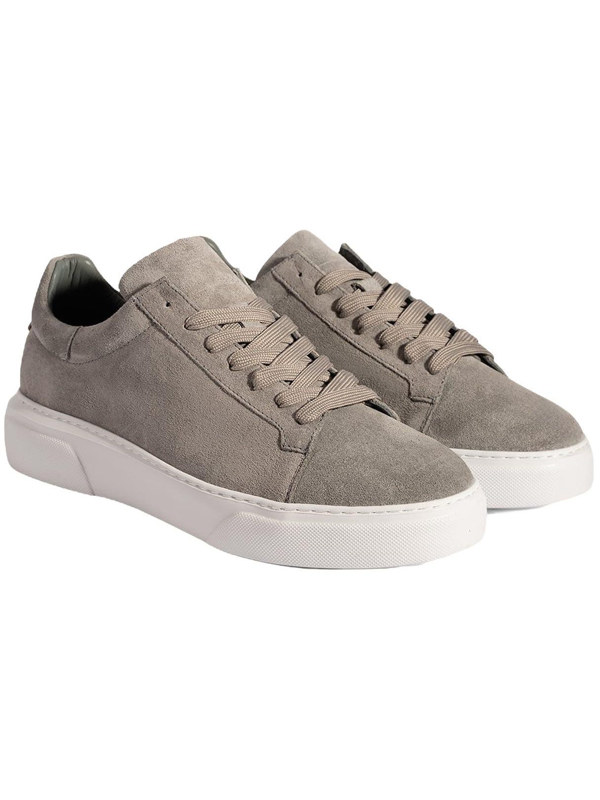 Desa Herren-Slipper – Obermaterial aus Leder, Schnürverschluss, flacher Ab Sneaker