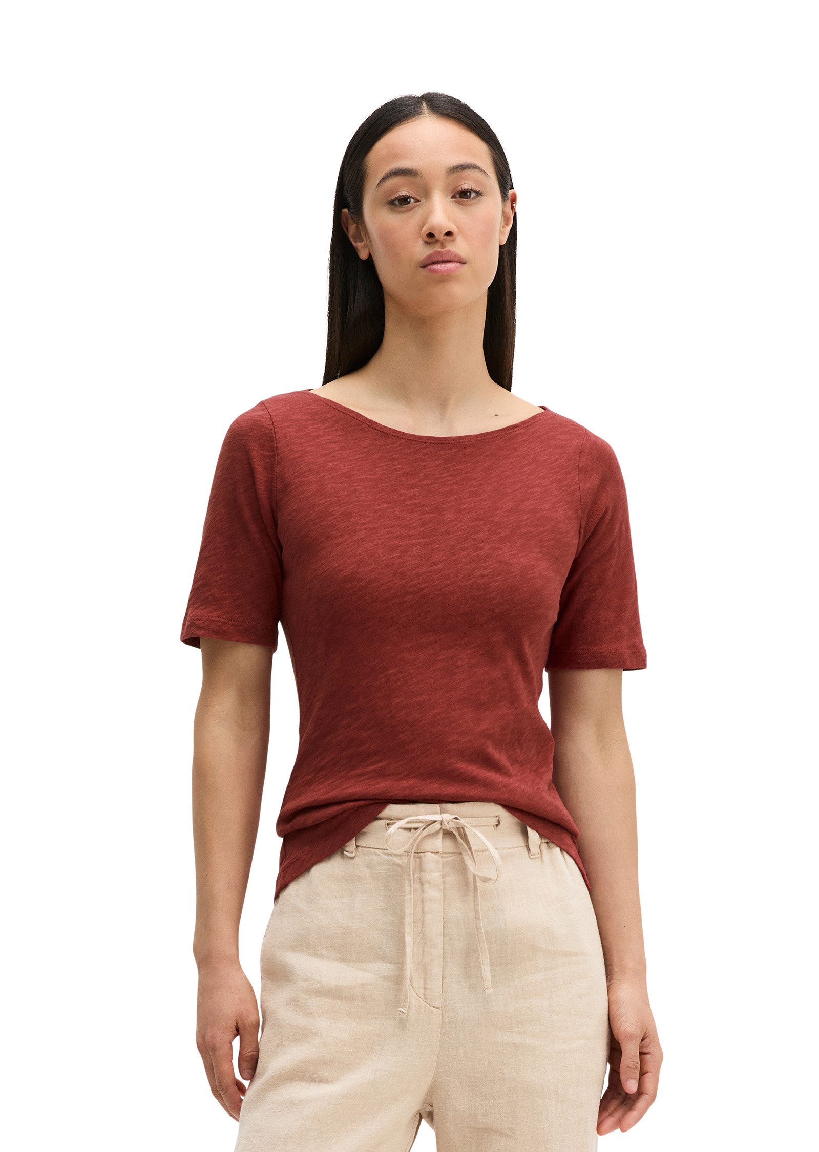 Marc O'Polo T-Shirt mit U-Boot-Ausschnitt