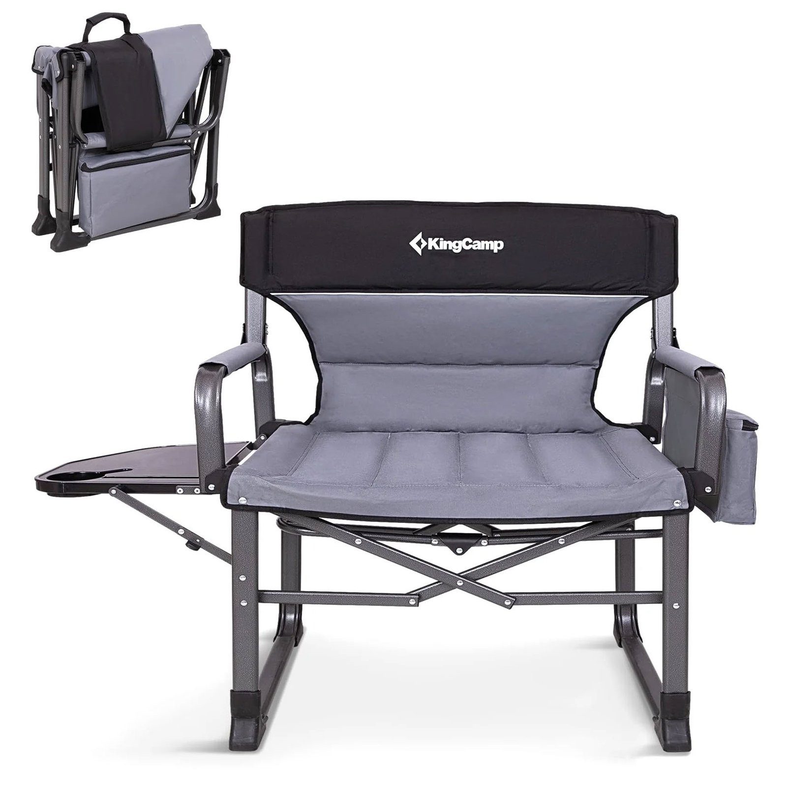 KingCamp Campingstuhl Campingstuhl Director Chair Deluxe Regiestuhl - Ou