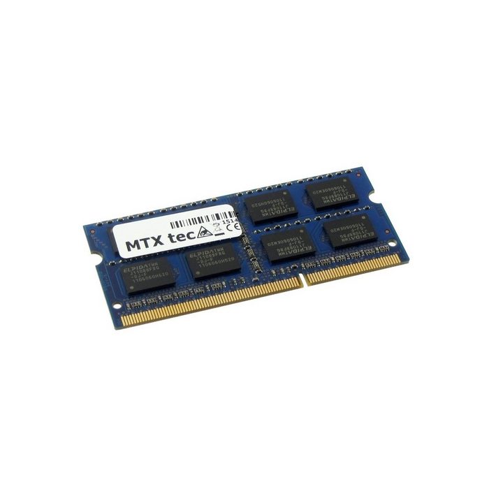 MTXtec Arbeitsspeicher 4 GB RAM für LENOVO ThinkPad L530 Laptop-Arbeitsspeicher