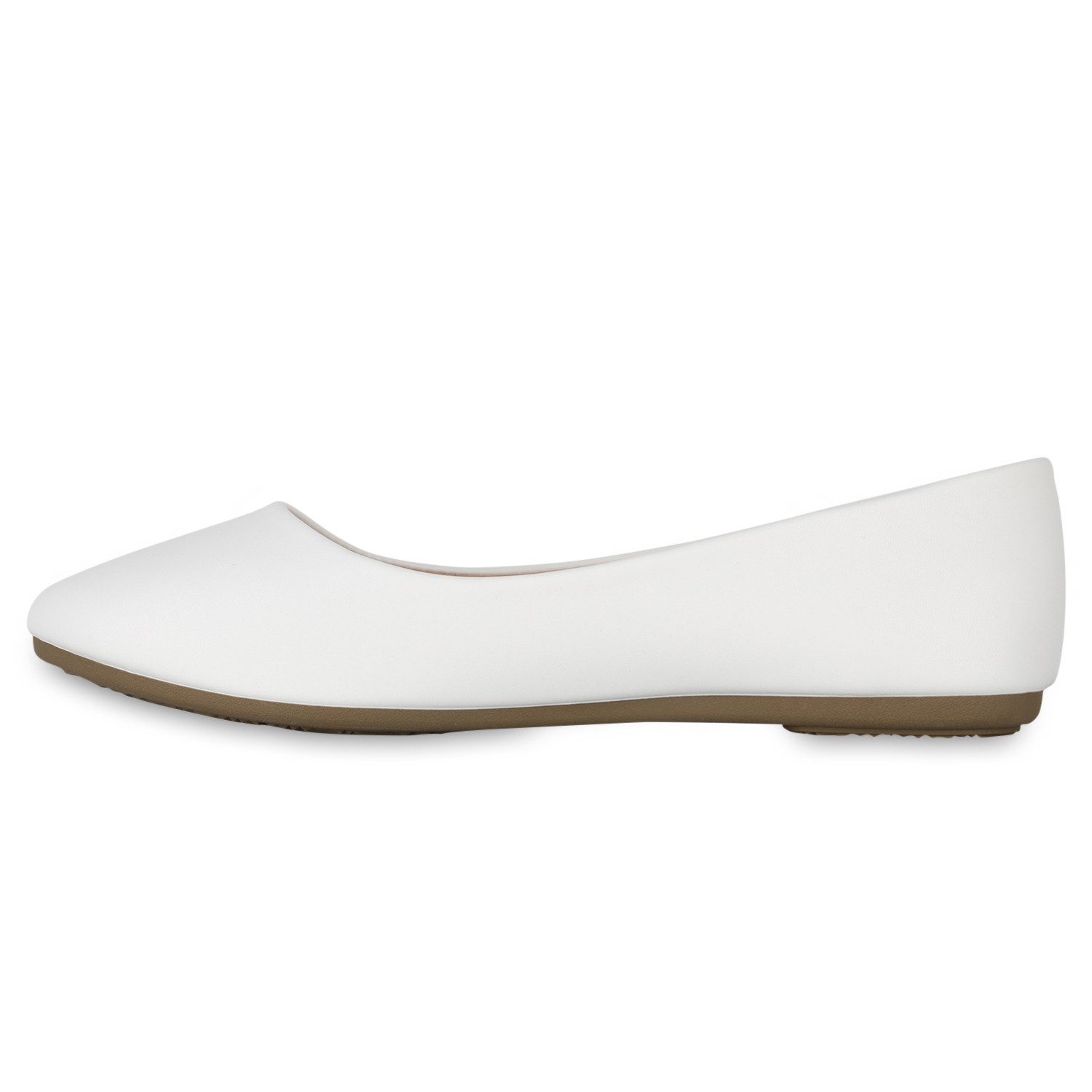 VAN HILL 840129 Ballerina Damen Klassische Ballerinas Slippers Basic Leder- günstig online kaufen