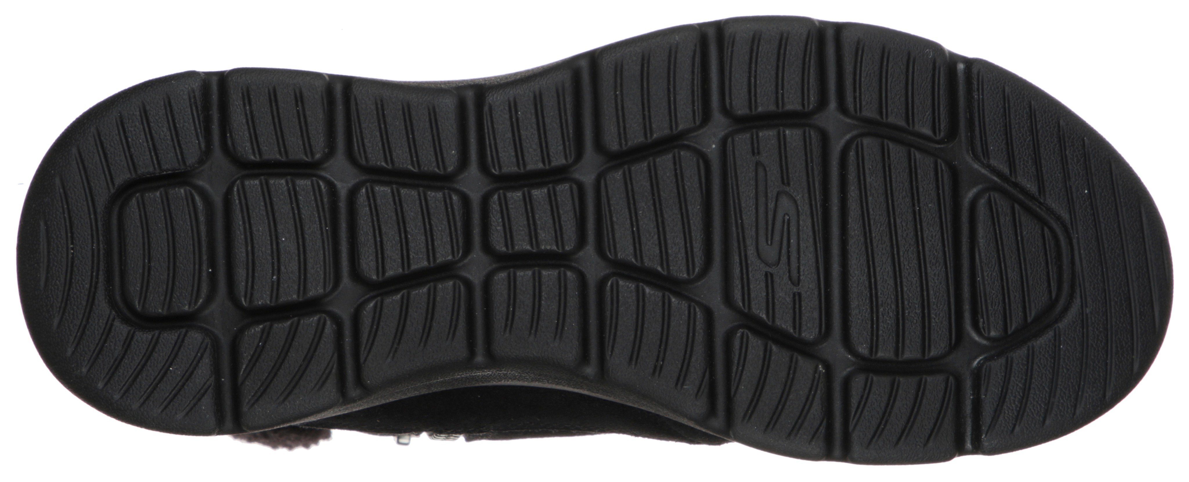 Skechers GLACIAL Winterboots Scotchgard-Imprägnierung ULTRA schwarz mit 3M