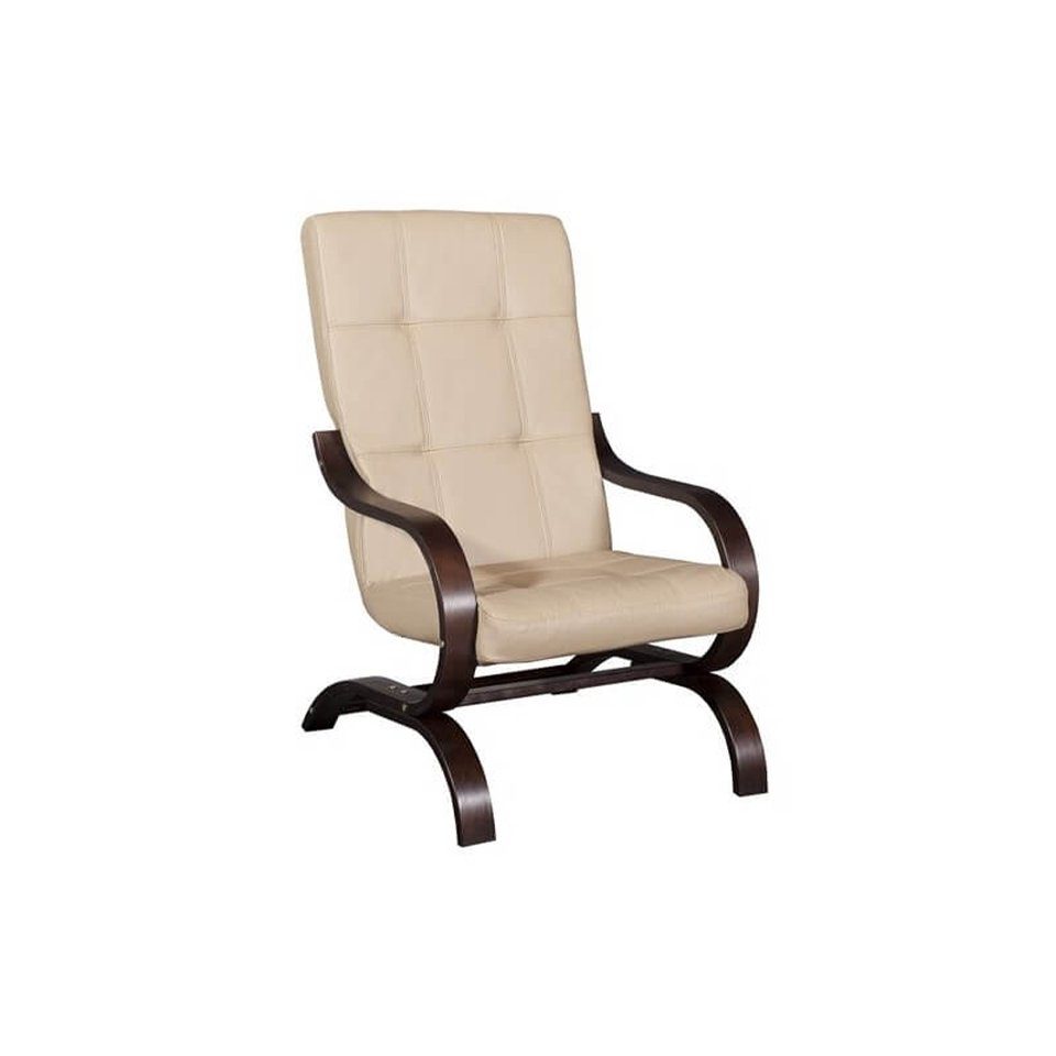 Holz Relax Sofa Couch Lounge Polster Sitzer Stuhl, Design Schauckel Leder JVmoebel Club Sessel