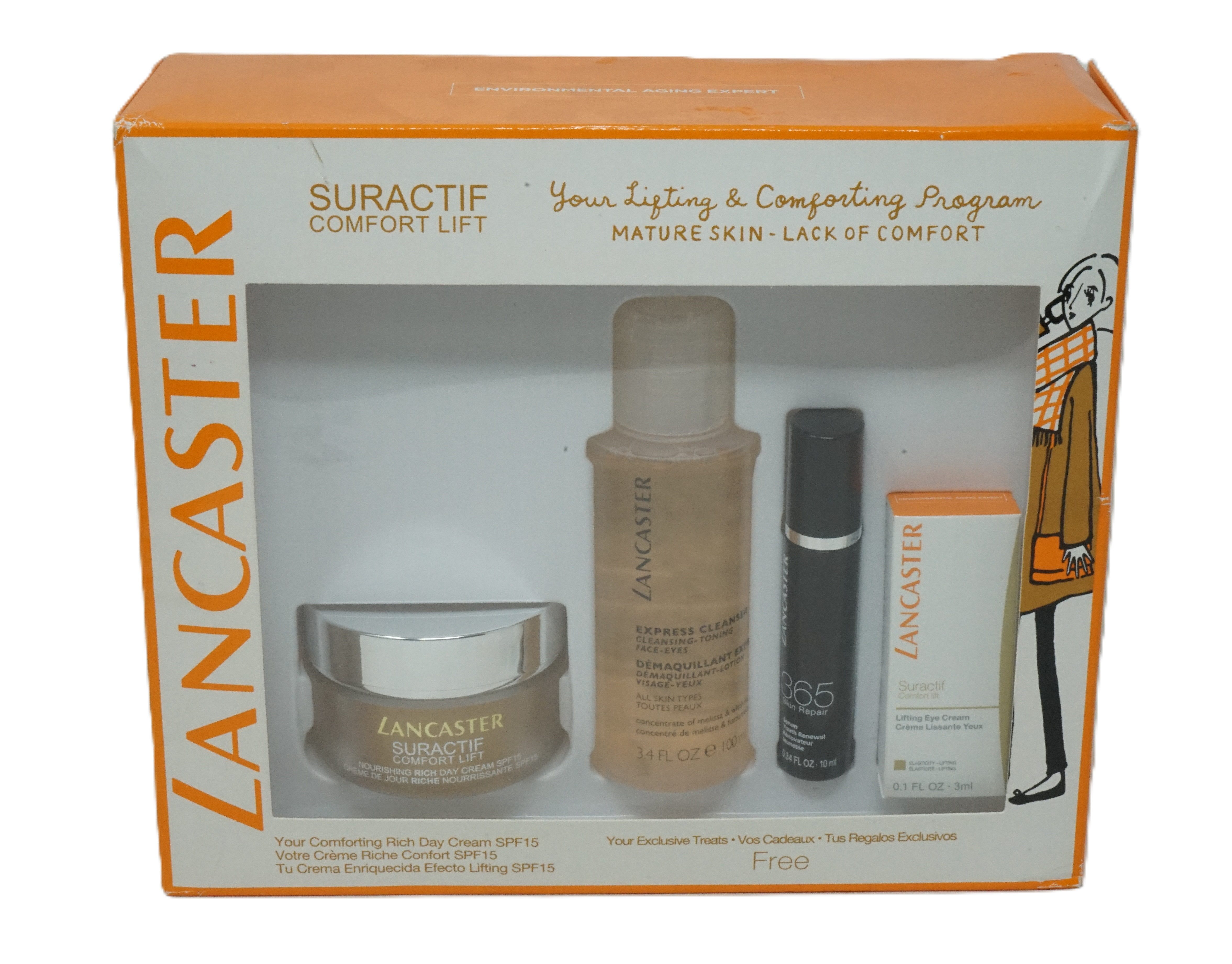 LANCASTER Anti-Aging-Creme Lancaster Suractif Comfort Lift Nourishing Rich Day Cream Spf15 50ml