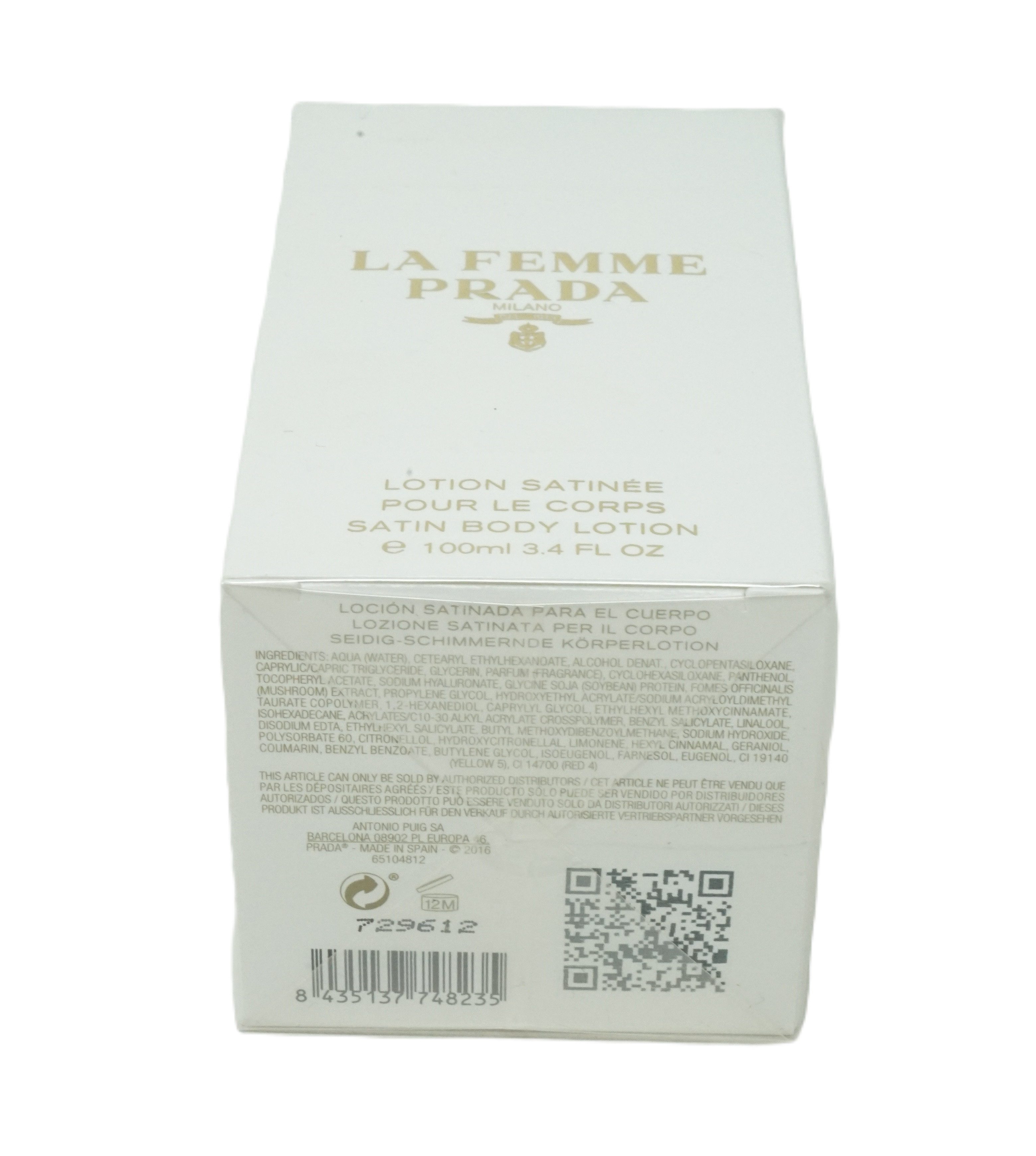 PRADA Bodylotion Prada Milano La Femme Satin Body Lotion 100ml