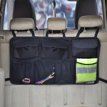 Retoo Klappbox Kofferraum Organizer Kofferraumtasche Aufbewahrungsbox Schwarz, Großes Fassungsvermögen, Komfort auf Reisen, Vielseitigkeit, Flexibles