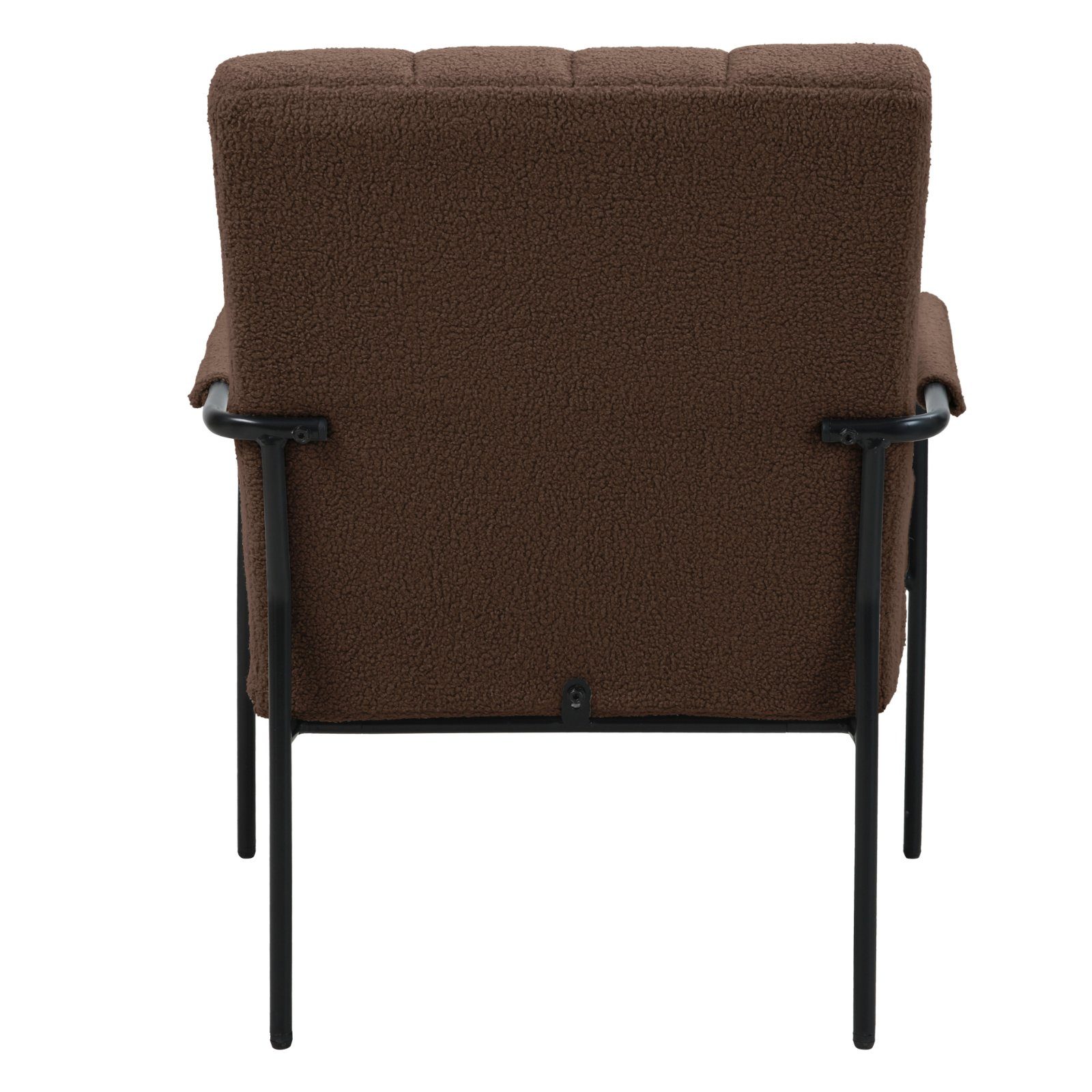 SVITA Loungesessel KYLE, Loungestuhl, Teddy-Boucle, Braun