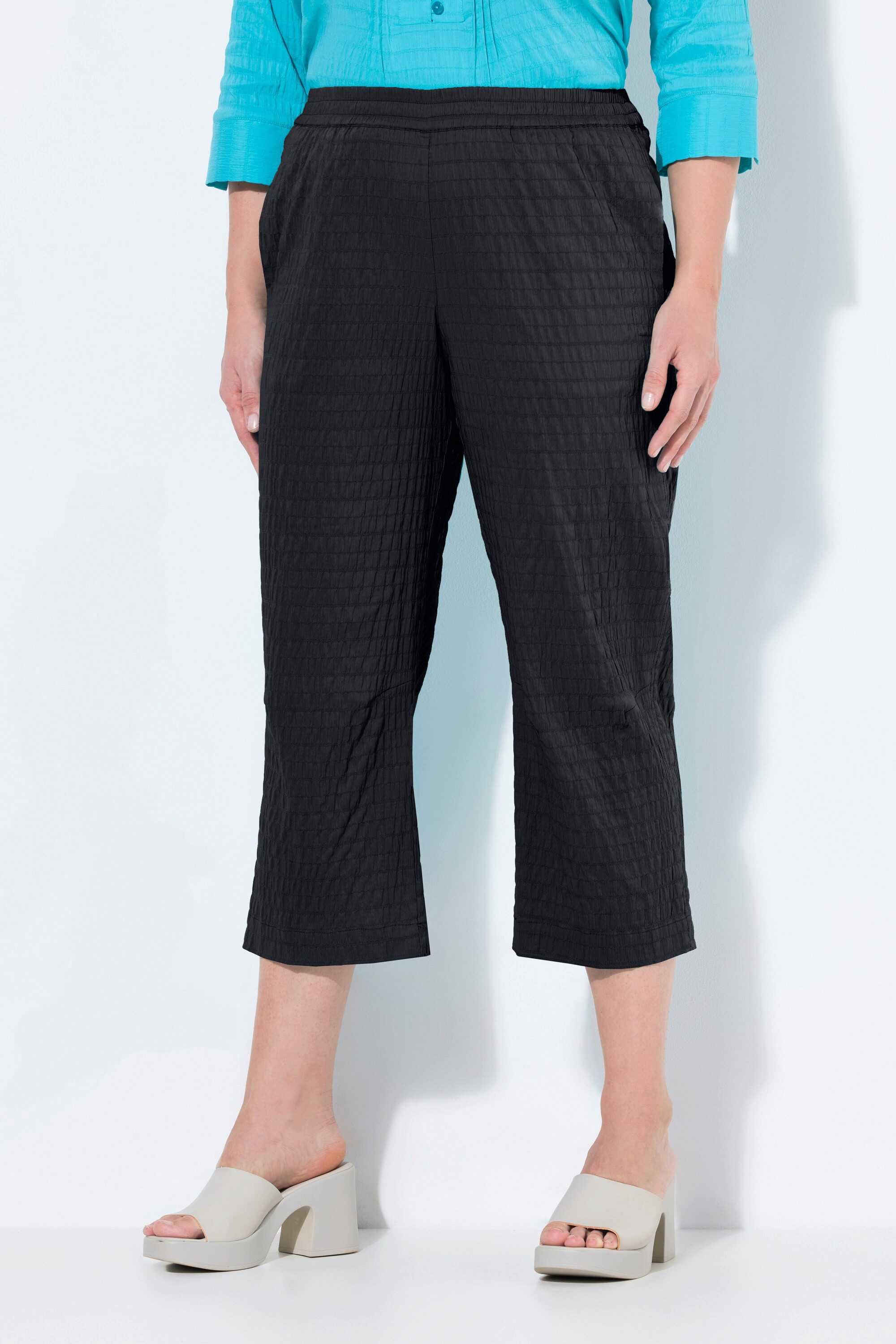 Ulla Popken 7/8-Hose 7/8-Hose Ruby geformtes Knie gerades Bein günstig online kaufen