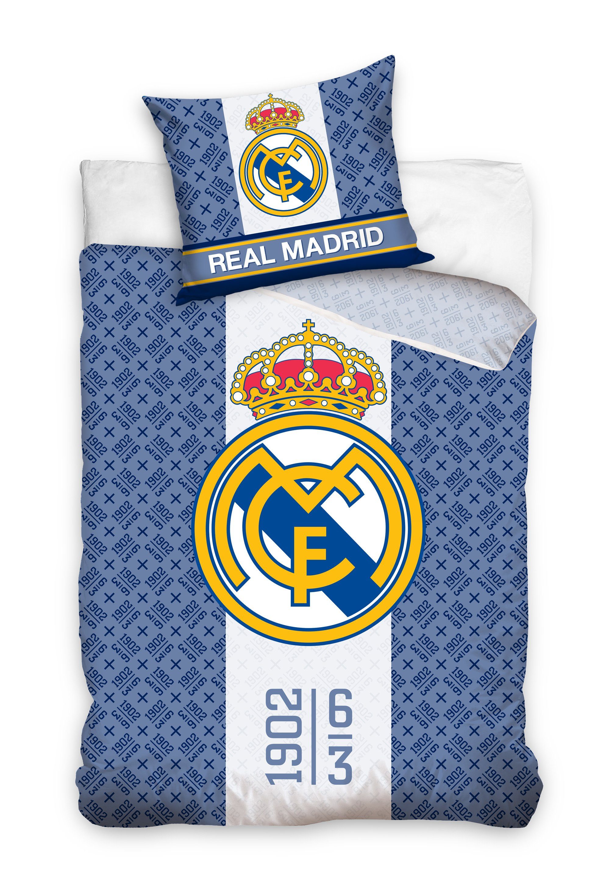 Bettwäsche »Real Madrid Fußball Bettwäsche 135 x 200 cm«, Real Madrid