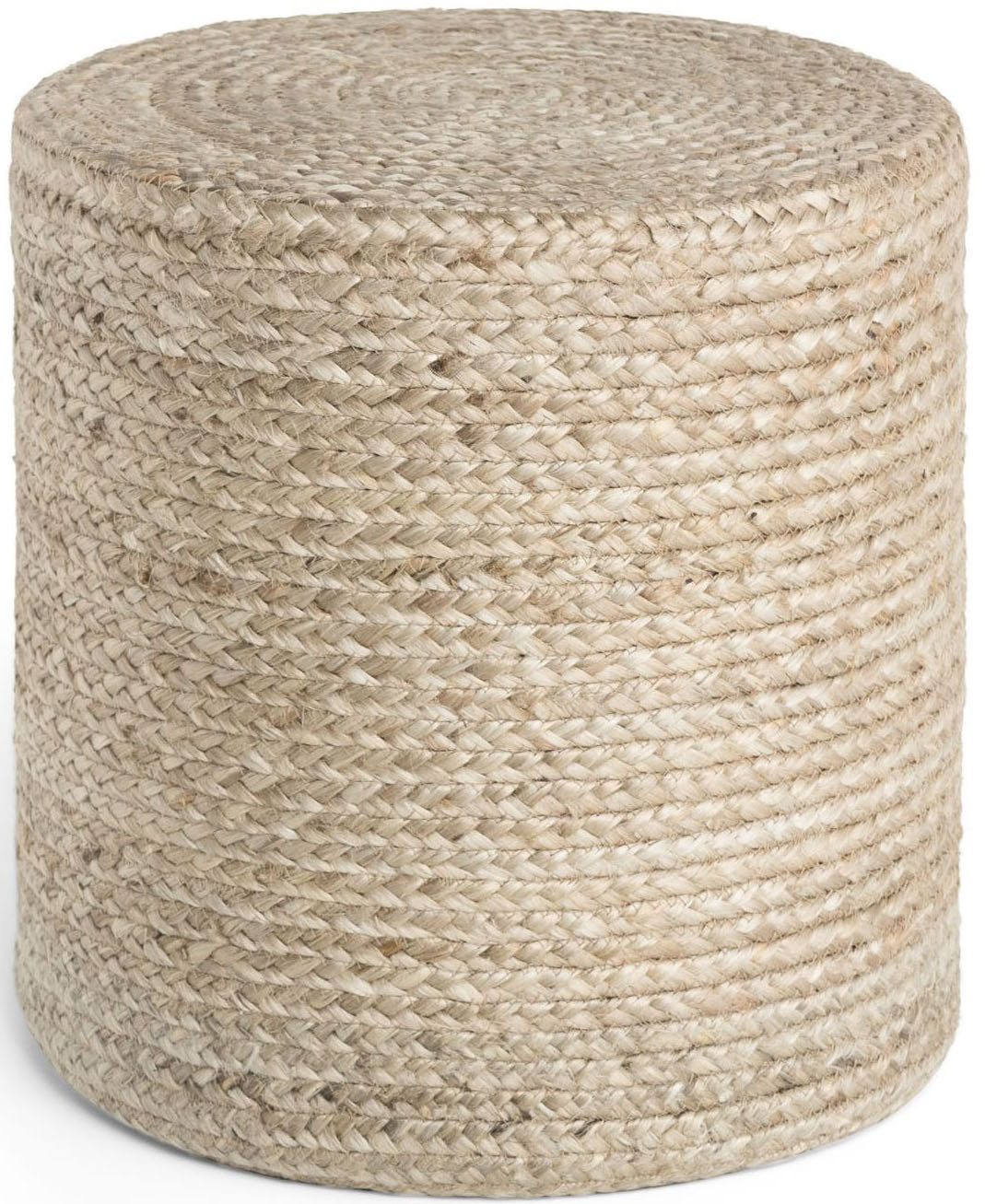 HANSE Home Pouf Looma, Jute (1-St), Jute, Natur, Wohnzimmer, Esszimmer, Schlafzimmer, Flur, Modern, Boho