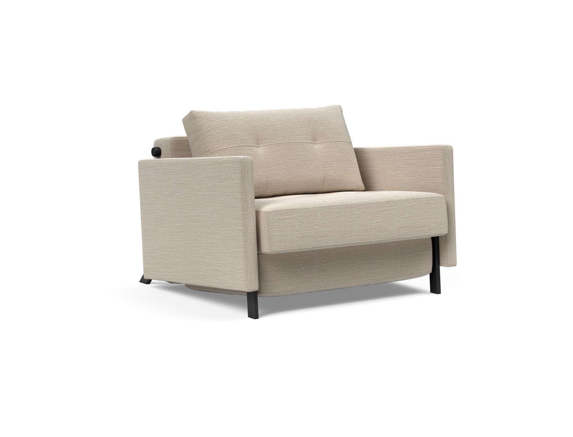 INNOVATION LIVING ™ Sessel CUBED 90 mit Armlehnen, Schlafsessel Breite 104cm