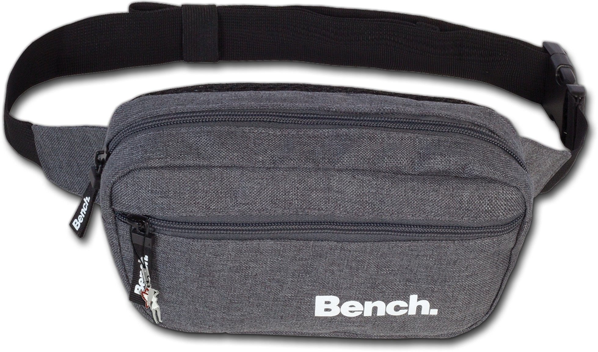 Bench. Gürteltasche Bench sportliche Gürteltasche grau (Gürteltasche, Gürteltasche), Herren, Damen Tasche aus Polyester, Größe ca. 23cm in grau