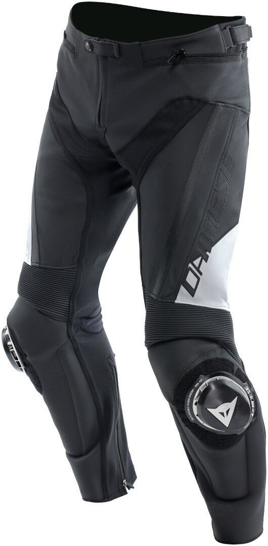 Dainese Motorradhose Delta 4 Motorrad Lederhose Black/White