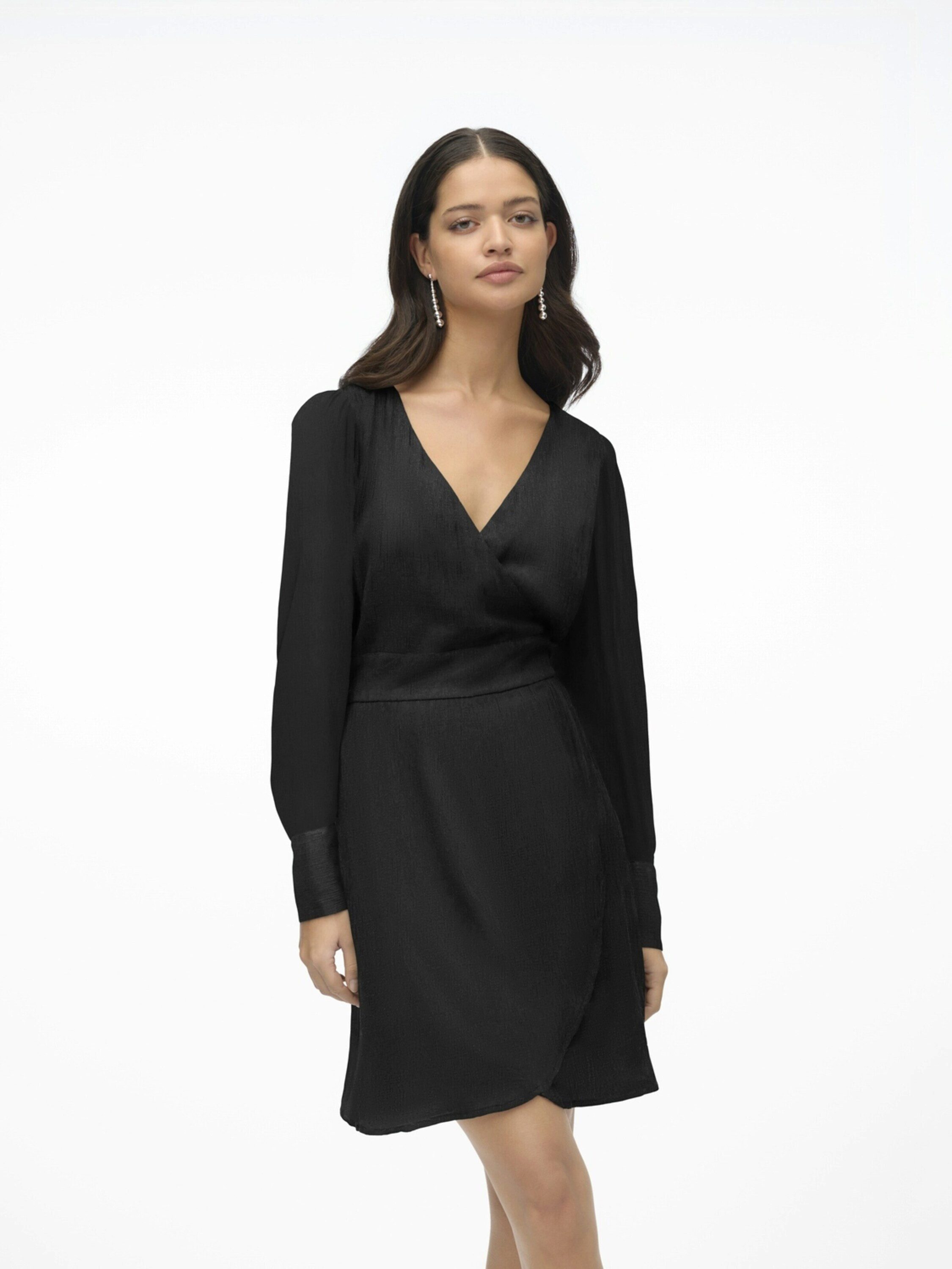 Vero Moda Wickelkleid (1-tlg) Drapiert/gerafft günstig online kaufen