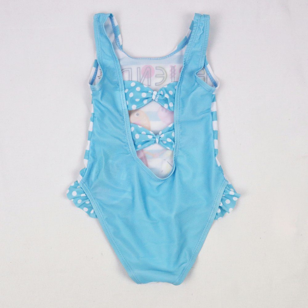 Hellblau Pig bis Wutz Peppa Mollie Kinder Mieze Badeanzug 110, Peppa und oder 92 Pink Gr. Schwimmanzug Friends