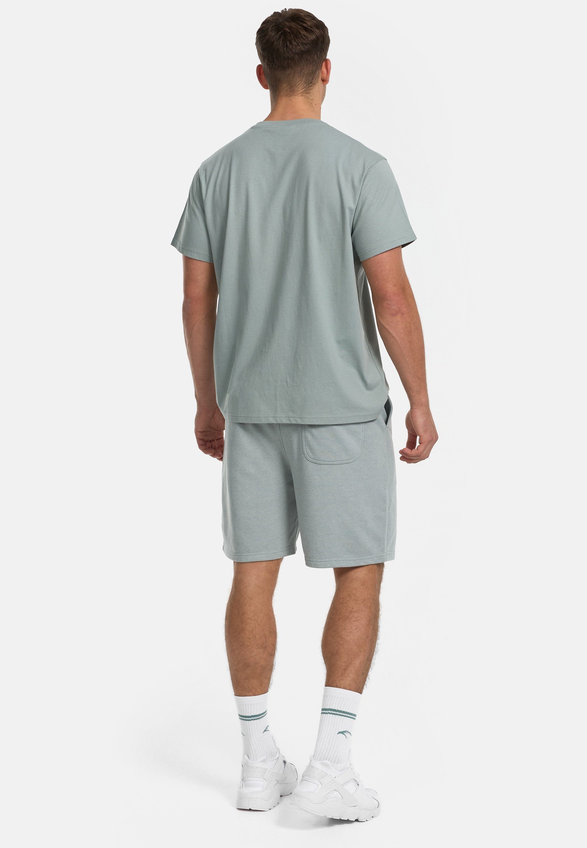 INDICODE Freizeitanzug Herren Comfy Shirt Herrenshorts Set (2-tlg), mit praktischen Seitentaschen an der Shorts – Bild 3 von 4
