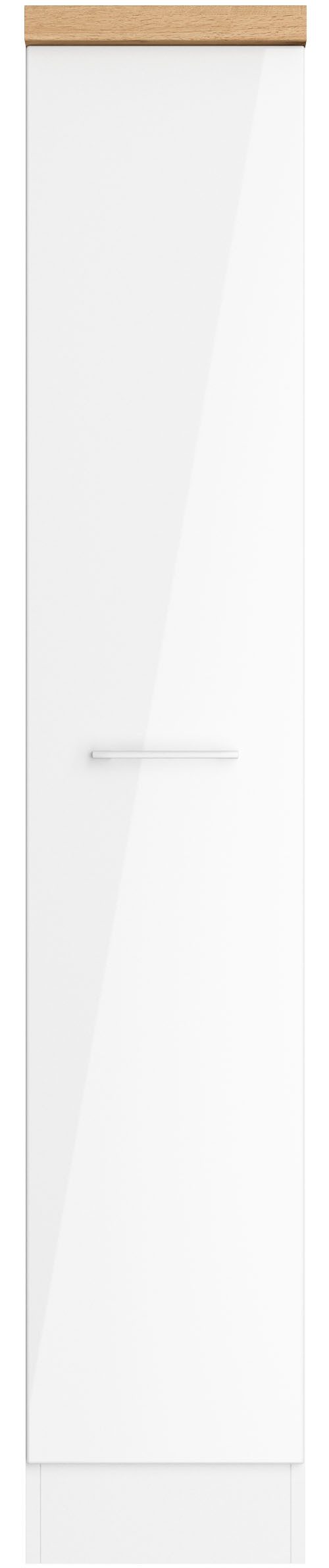KOCHSTATION Apothekerschrank KS-Milan Apothekerschrank 30 cm, matte oder hochglänzende Fronten