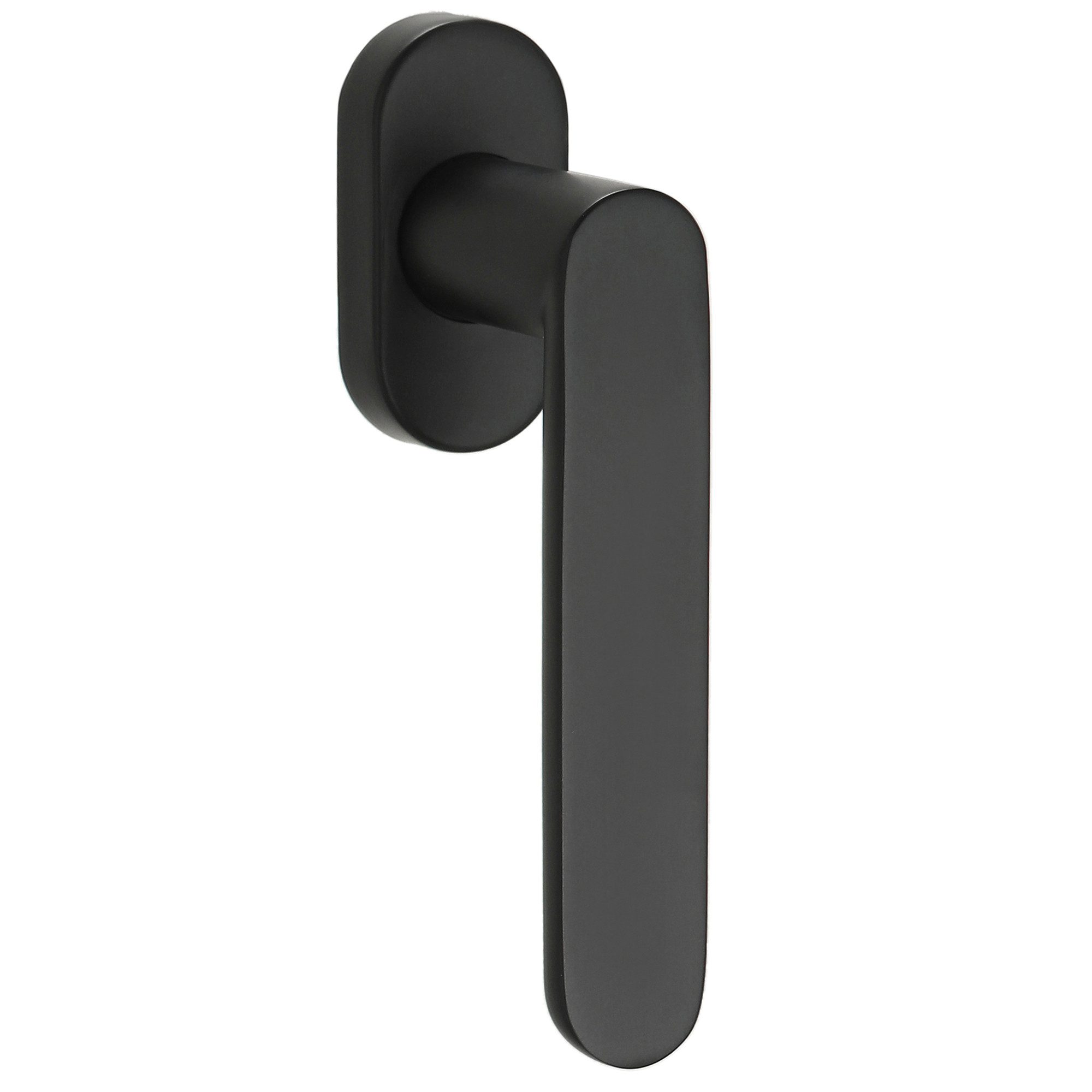 MeinTürgriff Fenstergriff Georgetown Schwarz matt Fenstergriff eckig Edelstahl