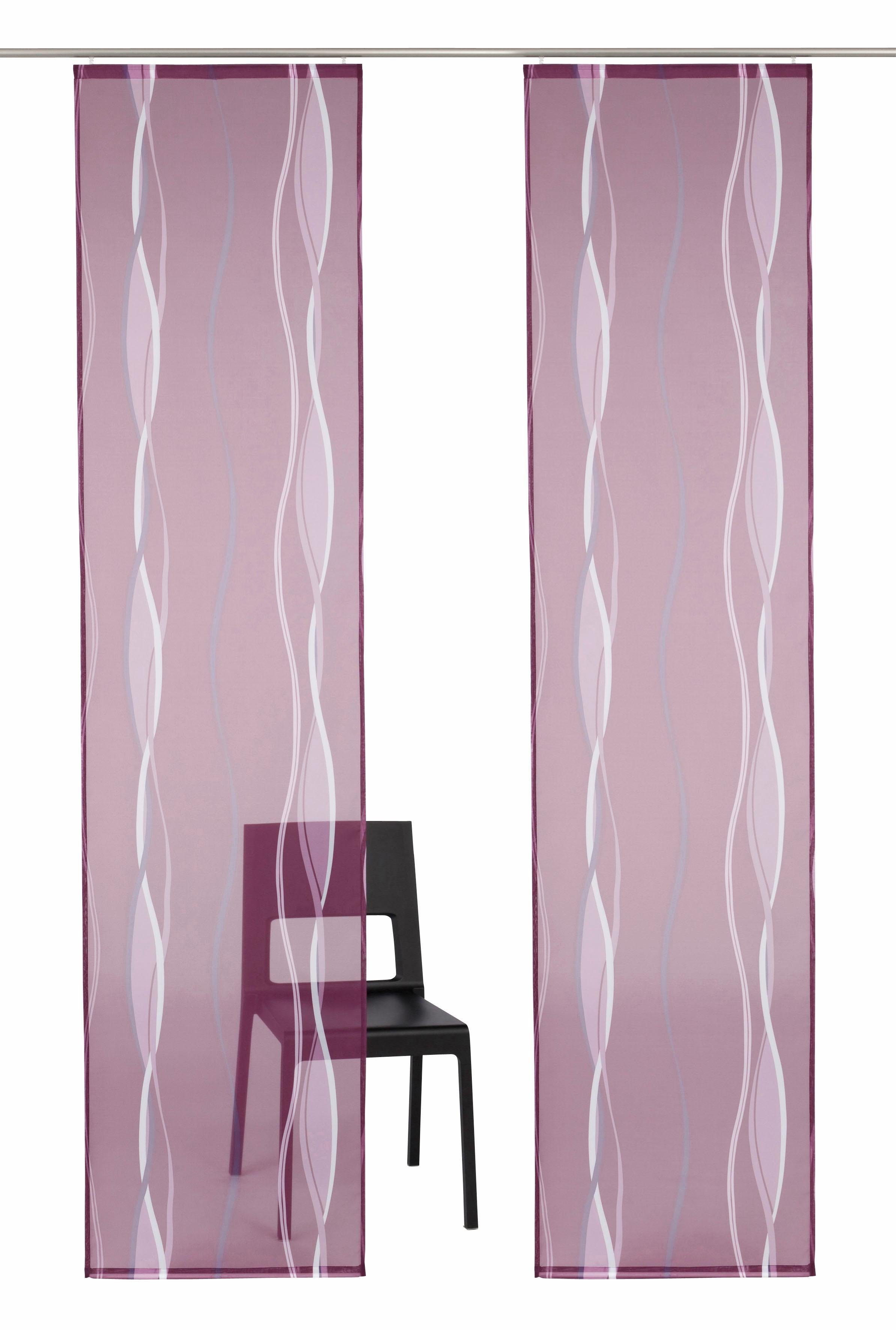 my home Schiebegardine Dimona, Klettschiene (2 günstig online kaufen