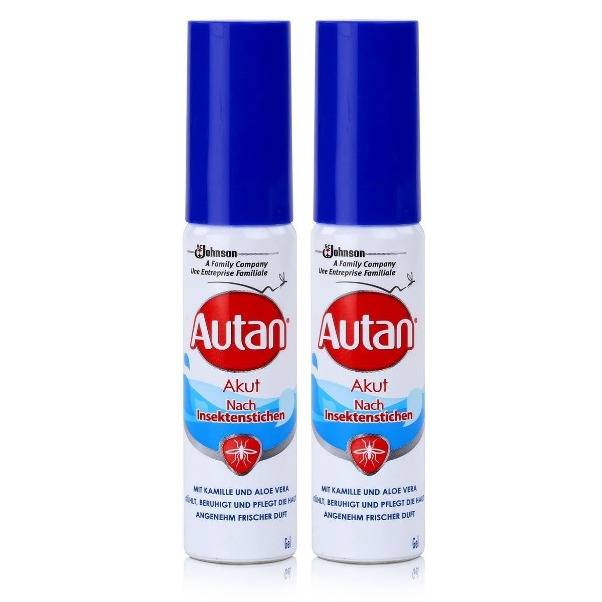 Insektenspray Autan nach Insektenstichen AKUT 25ml Gel - mit Kamille und Aloe Vera (