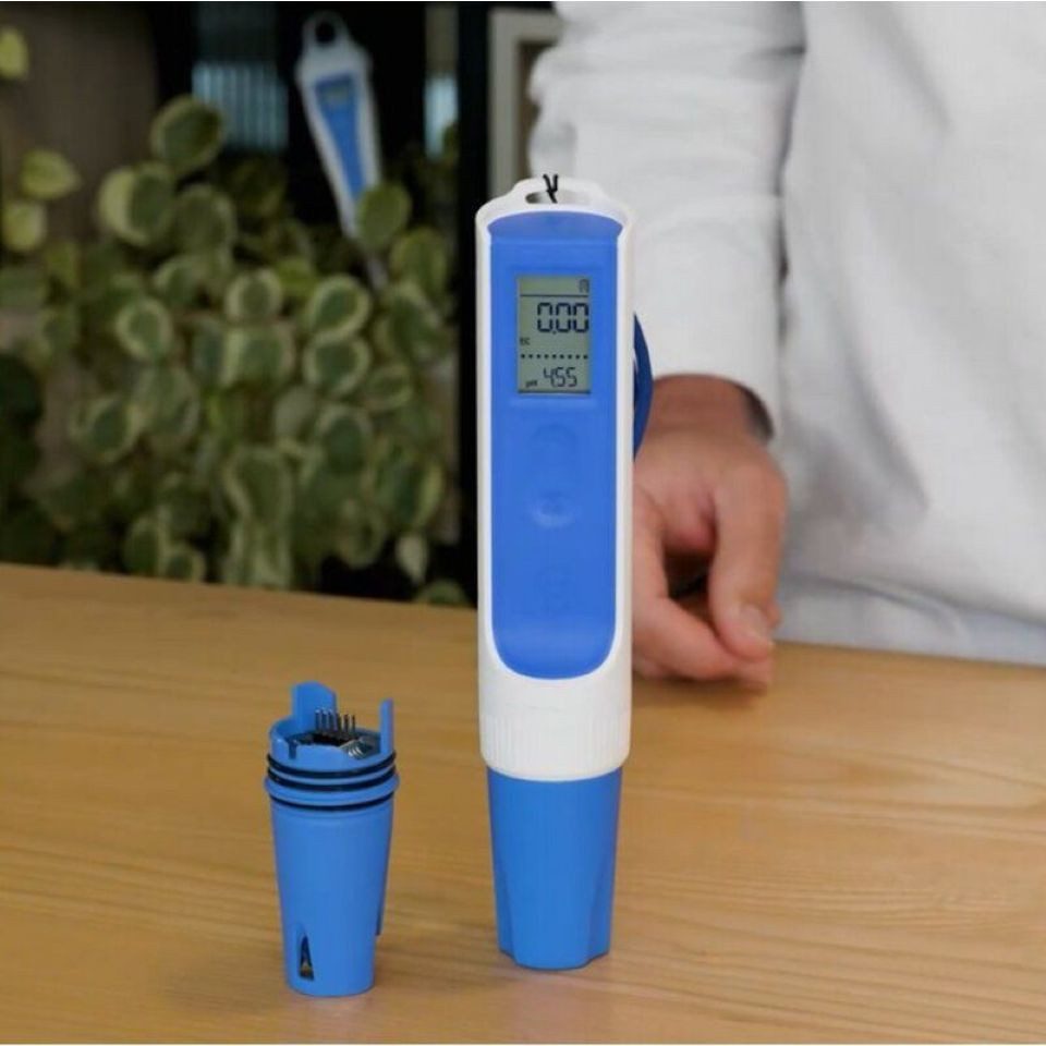 Bluelab Corporation pH-Messgerät OnePen, 3-in-1 Messgerät für pH, EC und Temperatur, Kompatibel mit Edenic App