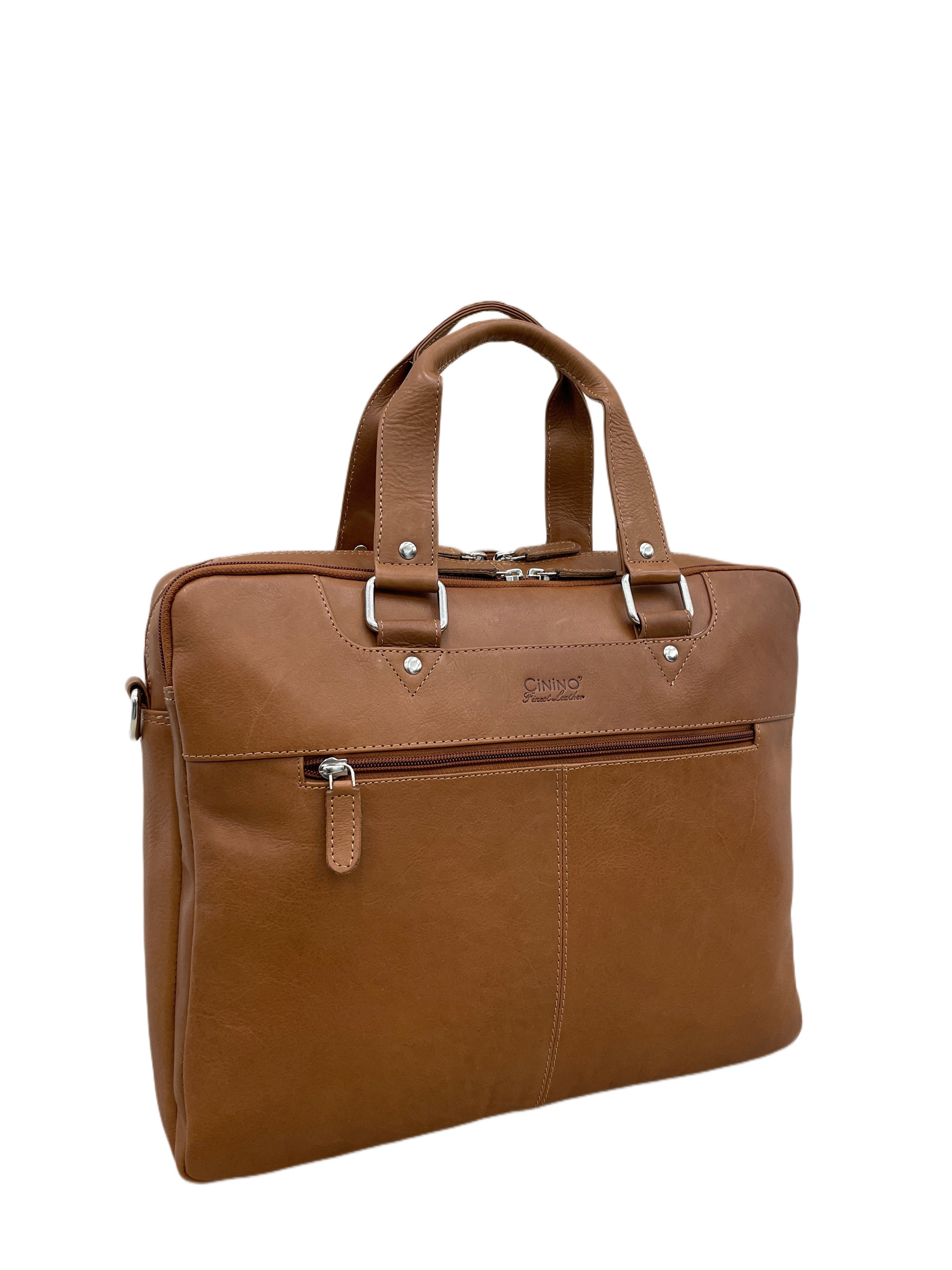 Cinino Aktentasche C2213, Aktentasche Arbeitstasche Ledertasche