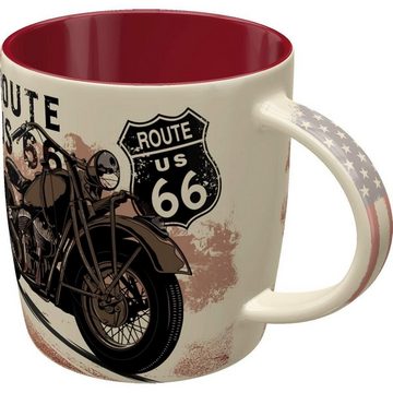 Nostalgic-Art Tasse Kaffeetasse - US Highways - Route 66 Bike Map