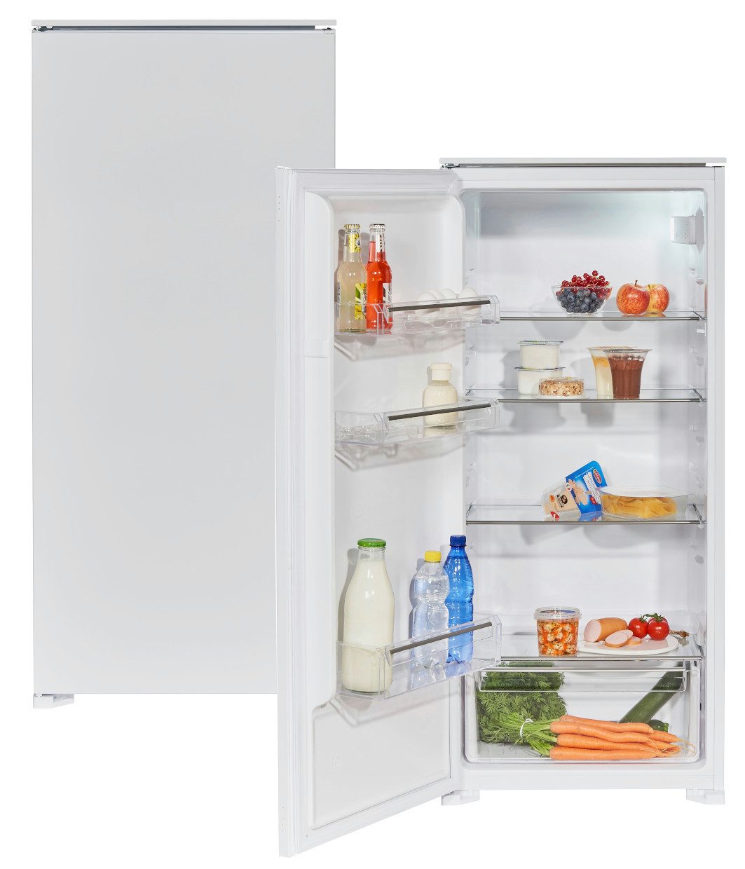 Wolkenstein Einbaukühlschrank WKS225.0EEB, 122 cm hoch, 54 cm breit, wechselbarer Türanschlag, automatisches Abtauverfahren