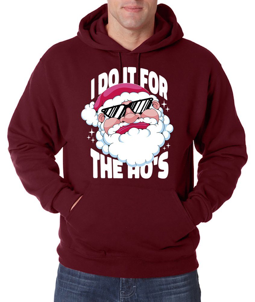 Youth Designz Kapuzenpullover I Do it for the HO's Herren Hoodie Weihnachten Пуловеры mit lustigem Spruch & Logo Aufdruck