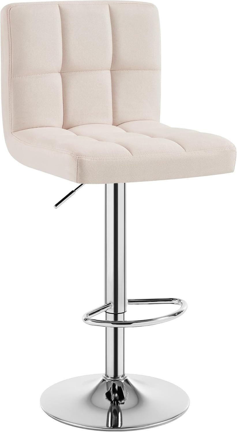 Woltu Barhocker (1 St), Barstühle verstellbar drehbar, gemütliche feines Le günstig online kaufen