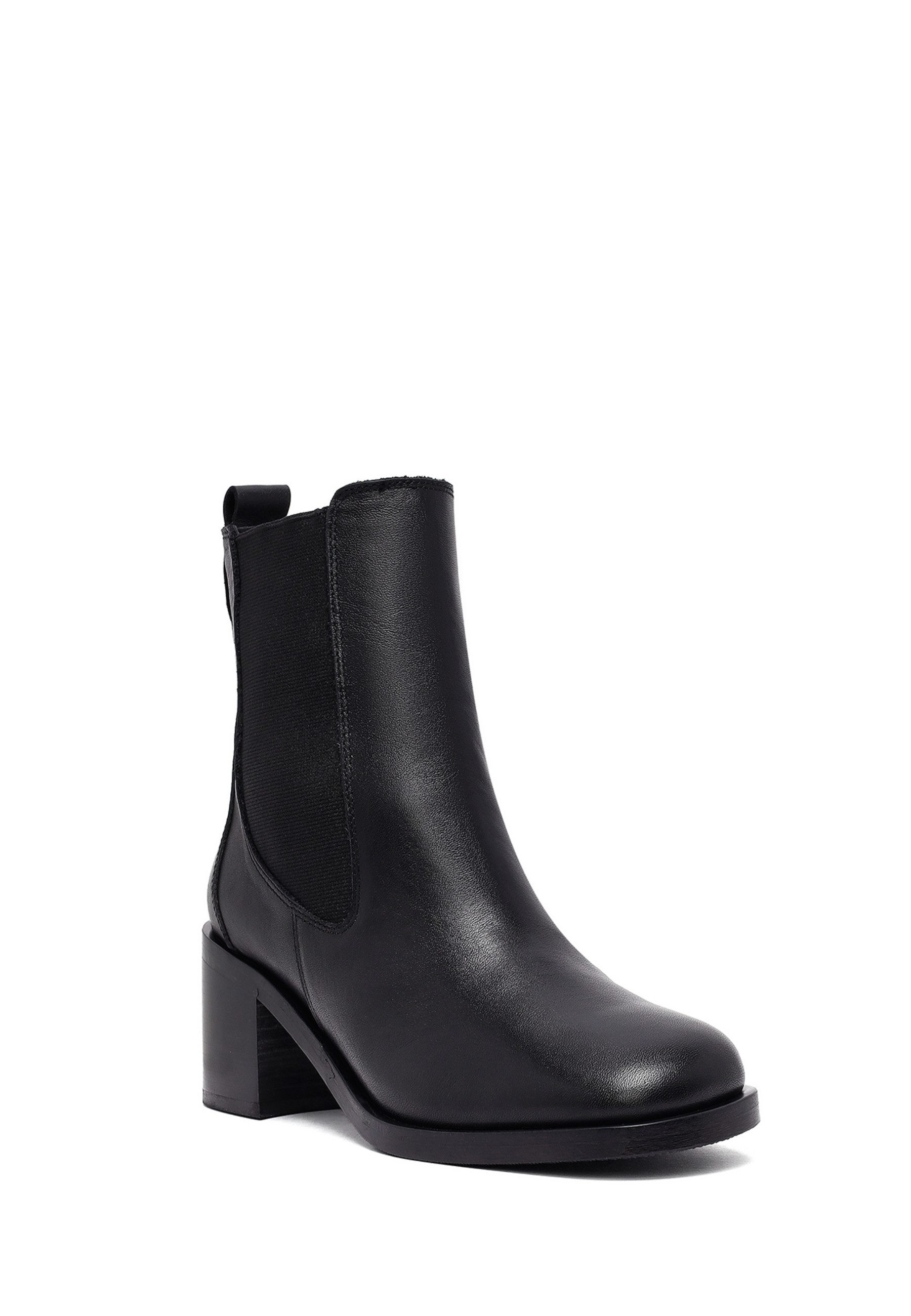 Derimod Chelsea-Absatzstiefel aus Leder Chelseaboots