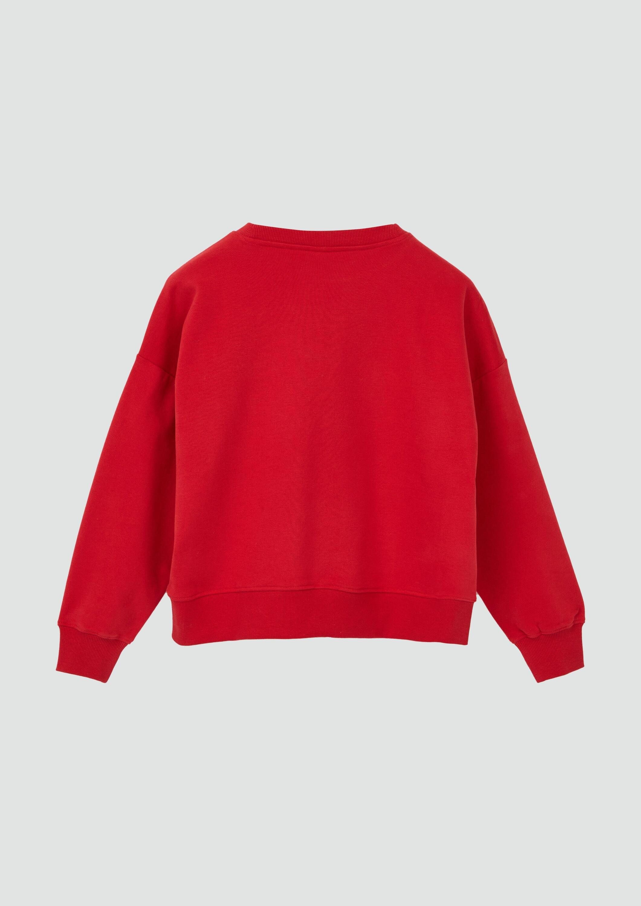 s.Oliver Sweatshirt Sweatshirt Oversize-Sweatshirt mit Frontprint