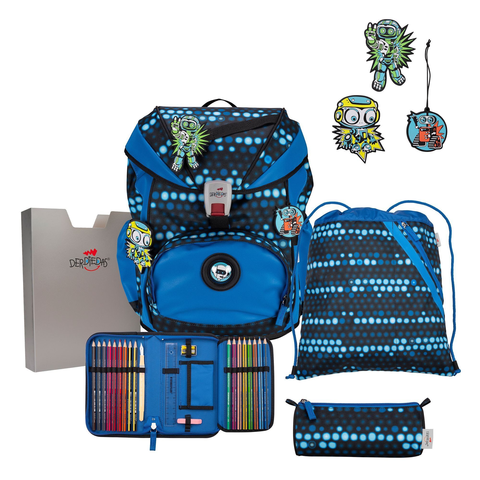 DerDieDas® Schulranzen ErgoFlex (5-tlg), PET