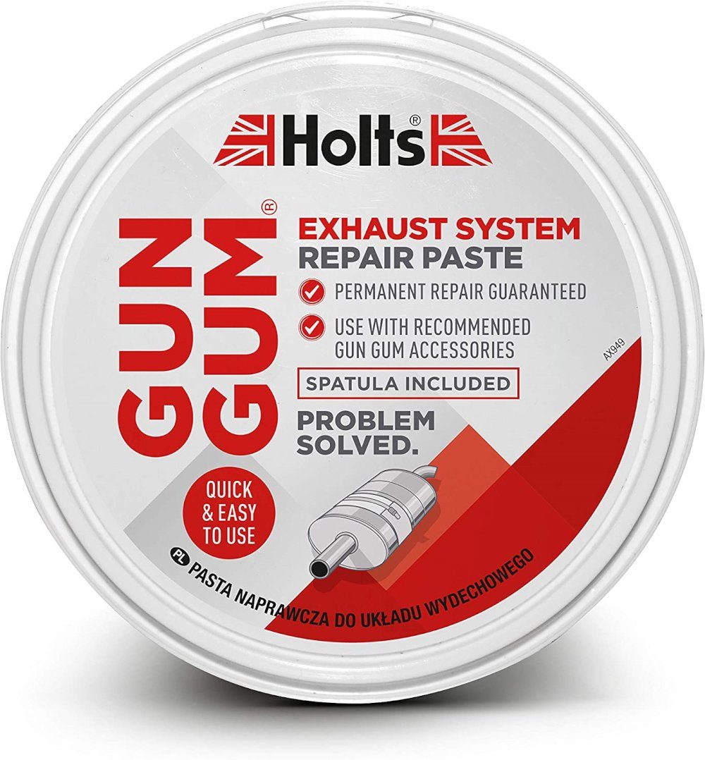 Holts Reparaturmasse Holts Gun Gum Auspuff Schalldämpfer Reparatur Paste Dichtmasse, 200g asbestfrei