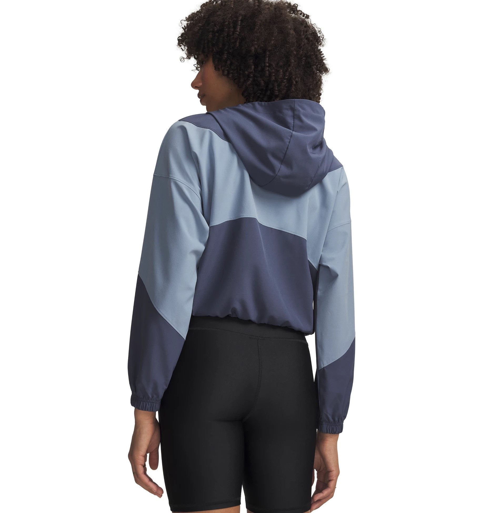 Under Armour® Kapuzensweatshirt UA RIVAL WOVEN JKT HD DOWNPOUR GRAY