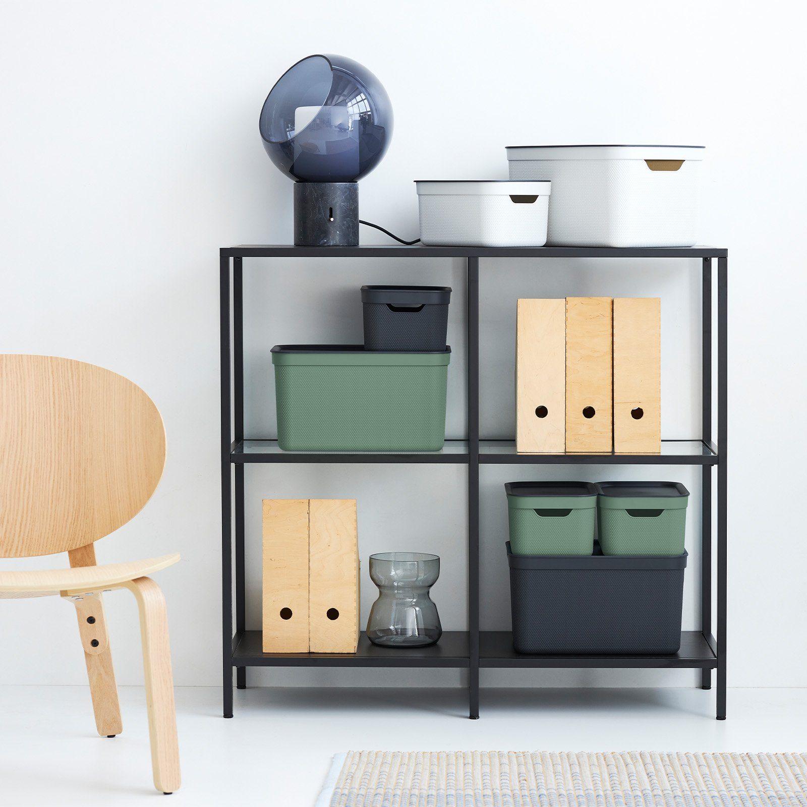 ROTHO Aufbewahrungsbox 3er- Set Aufbewahrungskorb 16l günstig online kaufen