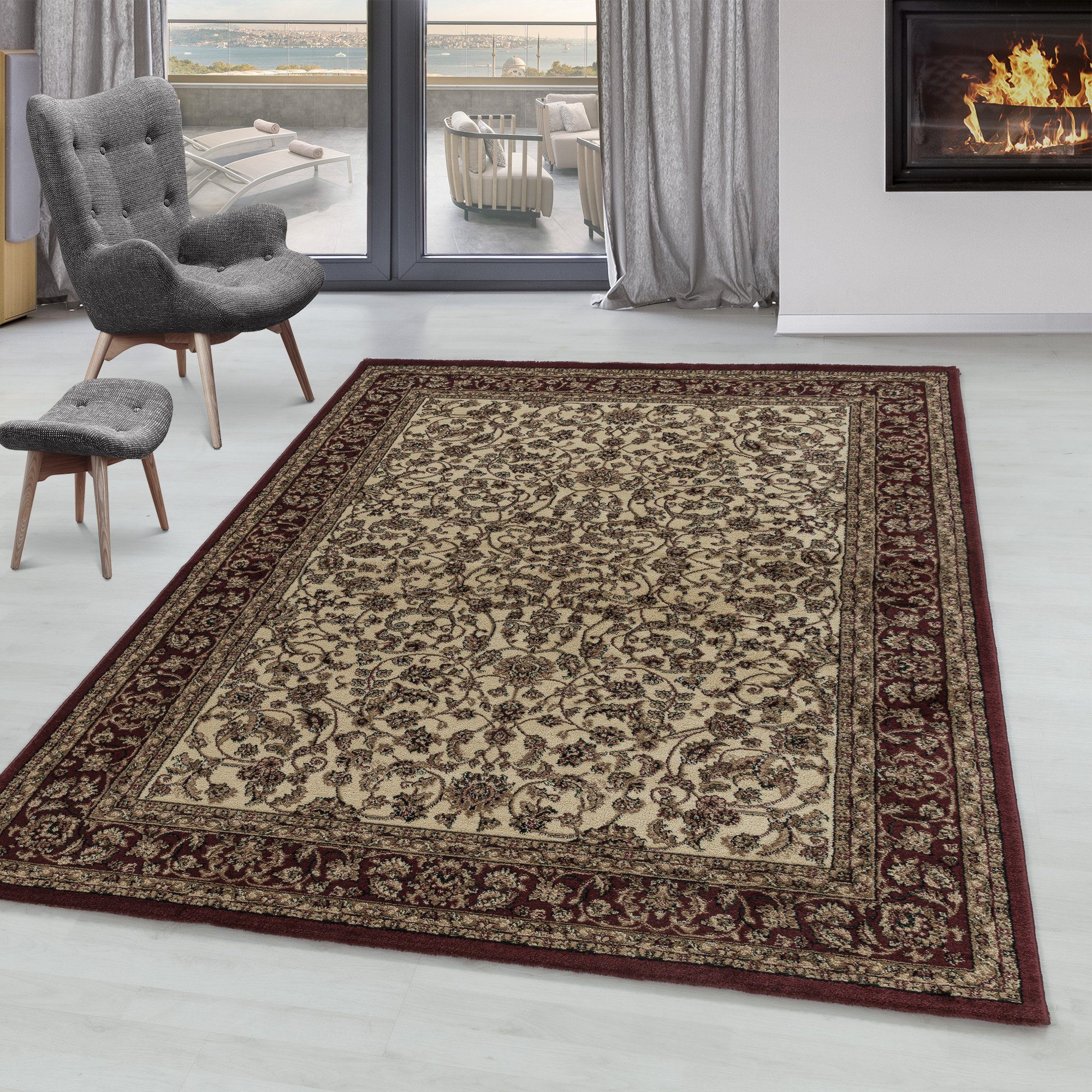 SIMPEX24 Orientteppich Orientalisch Design, Rechteckig, Höhe: 9 mm, Orient günstig online kaufen