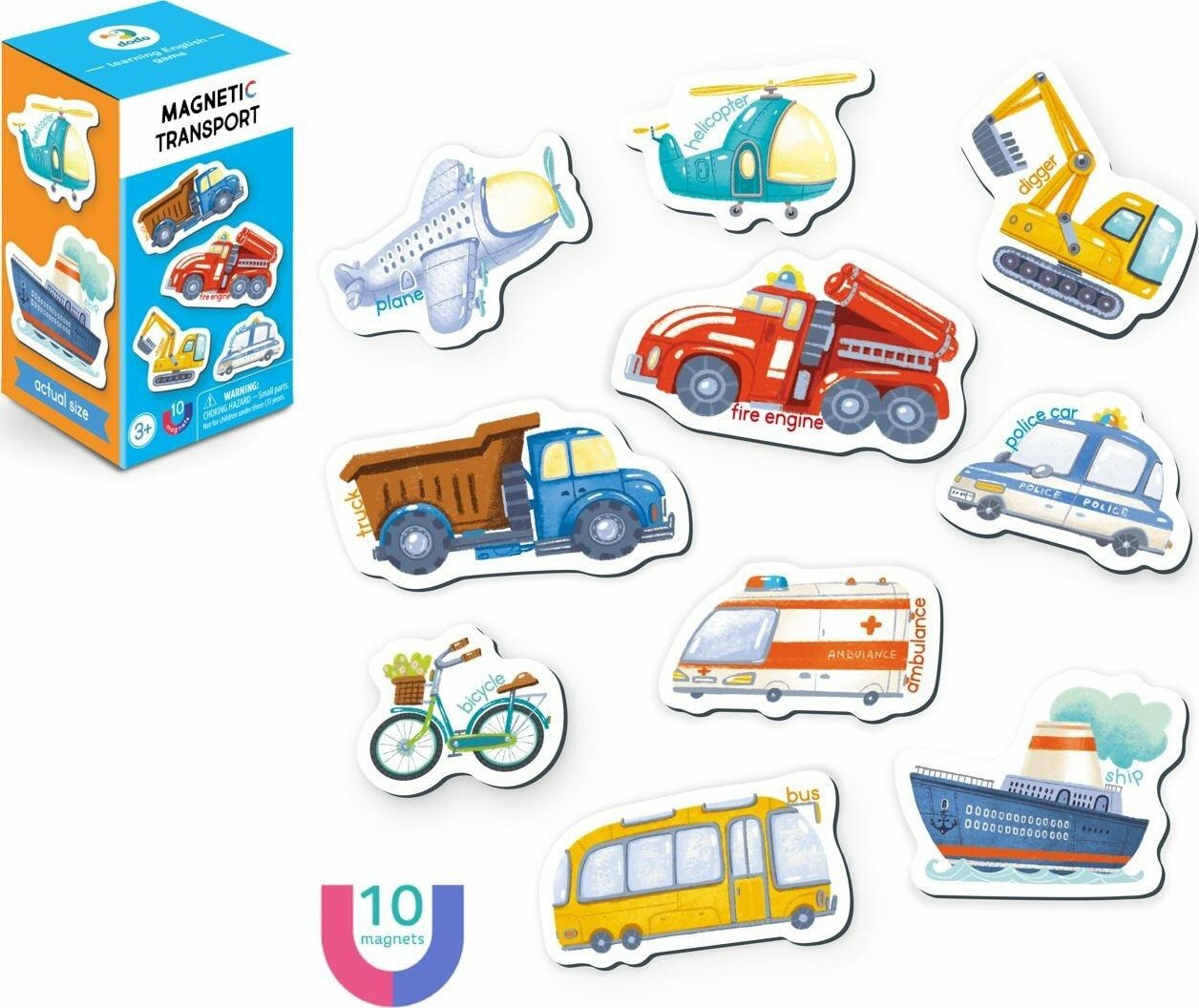 dodo Lernspielzeug DODO Magnetisches Spiel - Transport