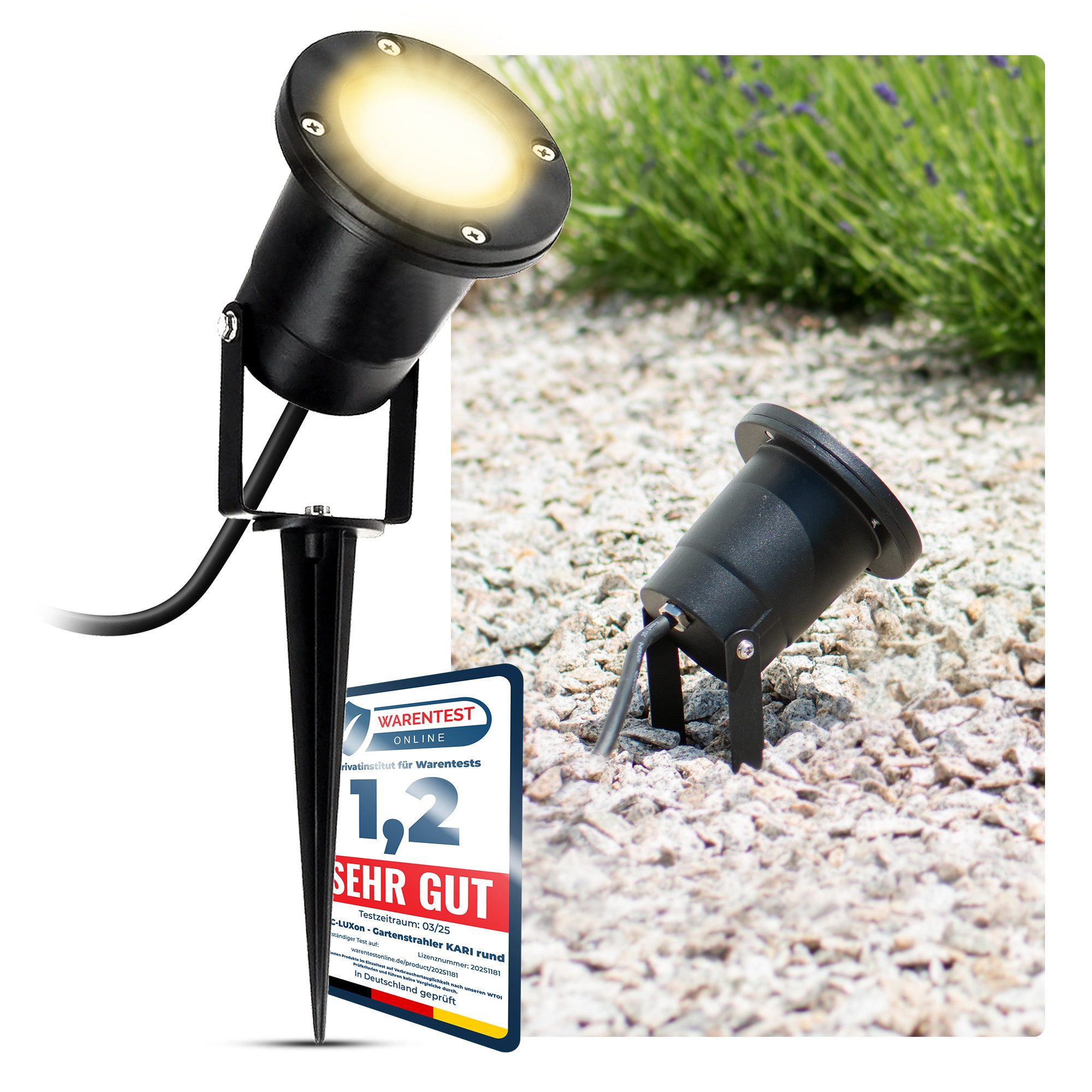 SSC-LUXon LED Gartenstrahler LED Gartenstrahler KARI günstig online kaufen