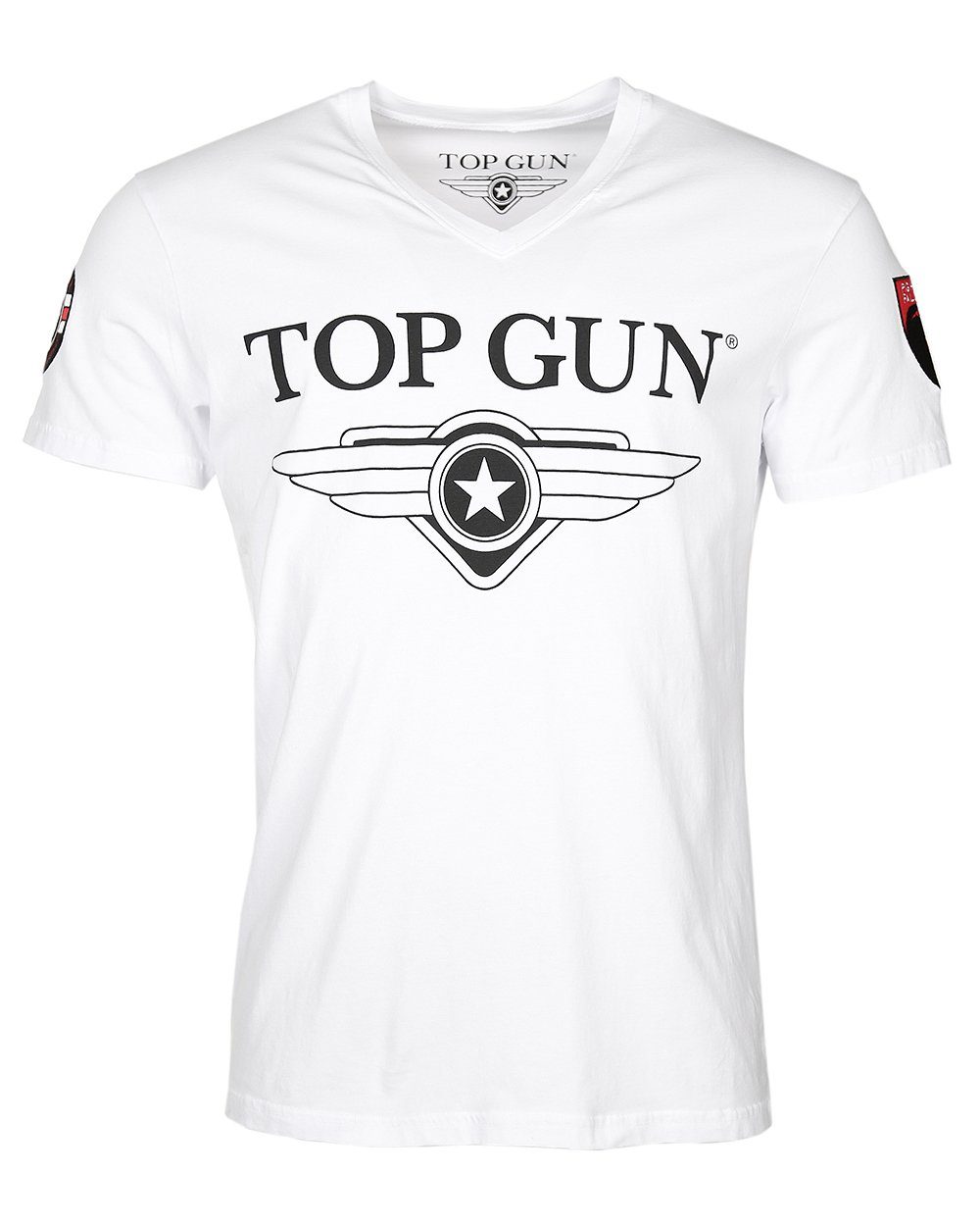 TOP GUN T-Shirt Hyper mit Patches (1-tlg)