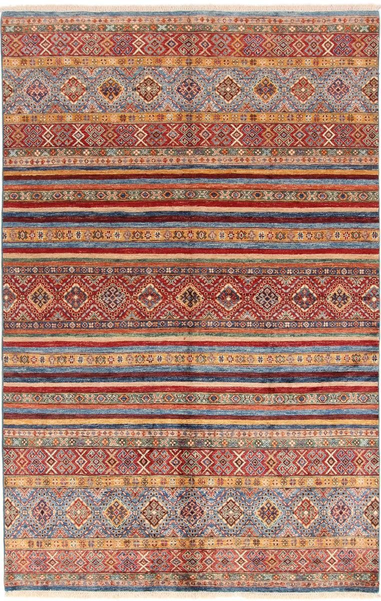 Orientteppich Arijana Shaal 167x259 Handgeknüpfter Orientteppich, Nain Trading, rechteckig, Höhe: 5 mm