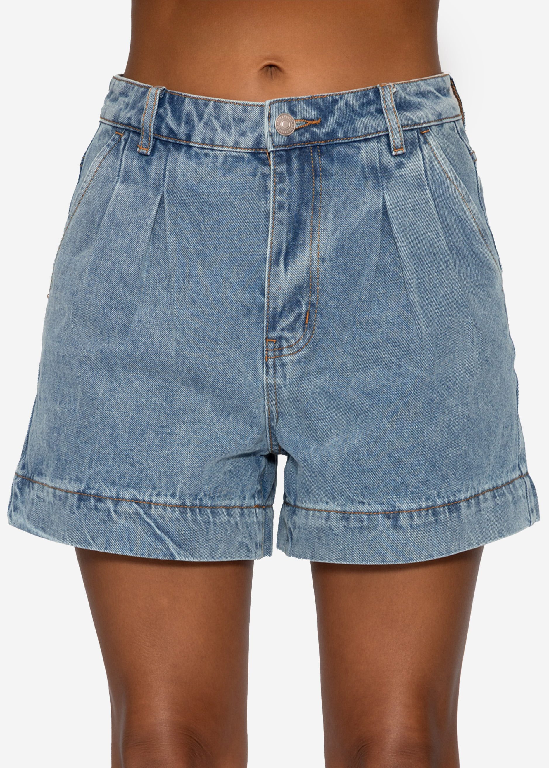 SASSYCLASSY Shorts High Waist Shorts aus Jeansstoff für Damen Lässige kurze günstig online kaufen