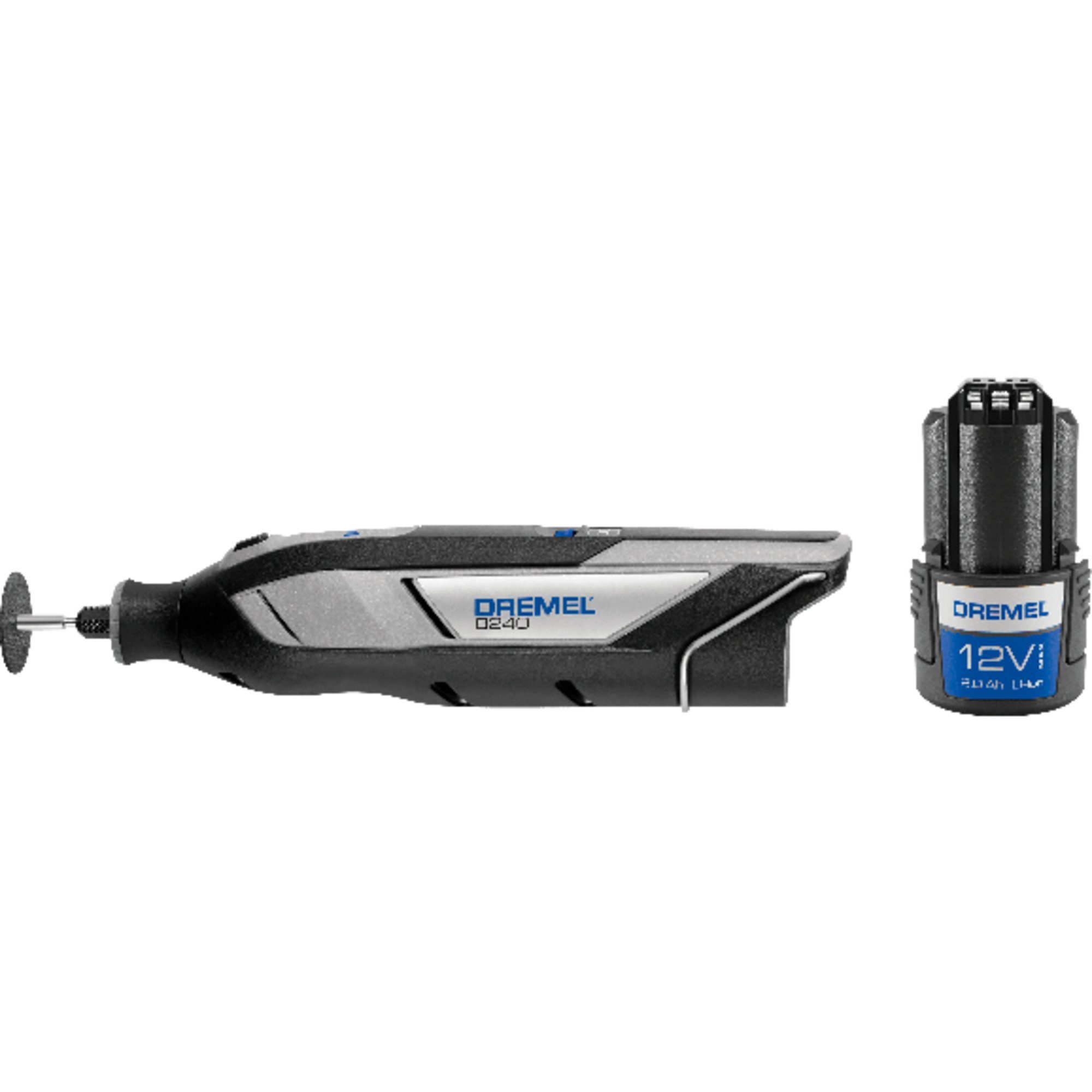 DREMEL Akku-Multifunktionswerkzeug Dremel Akku-Multifunktions-Werkzeug 8240-5, Li-Ion-Akku 2Ah, 5-teiliges Zubehör