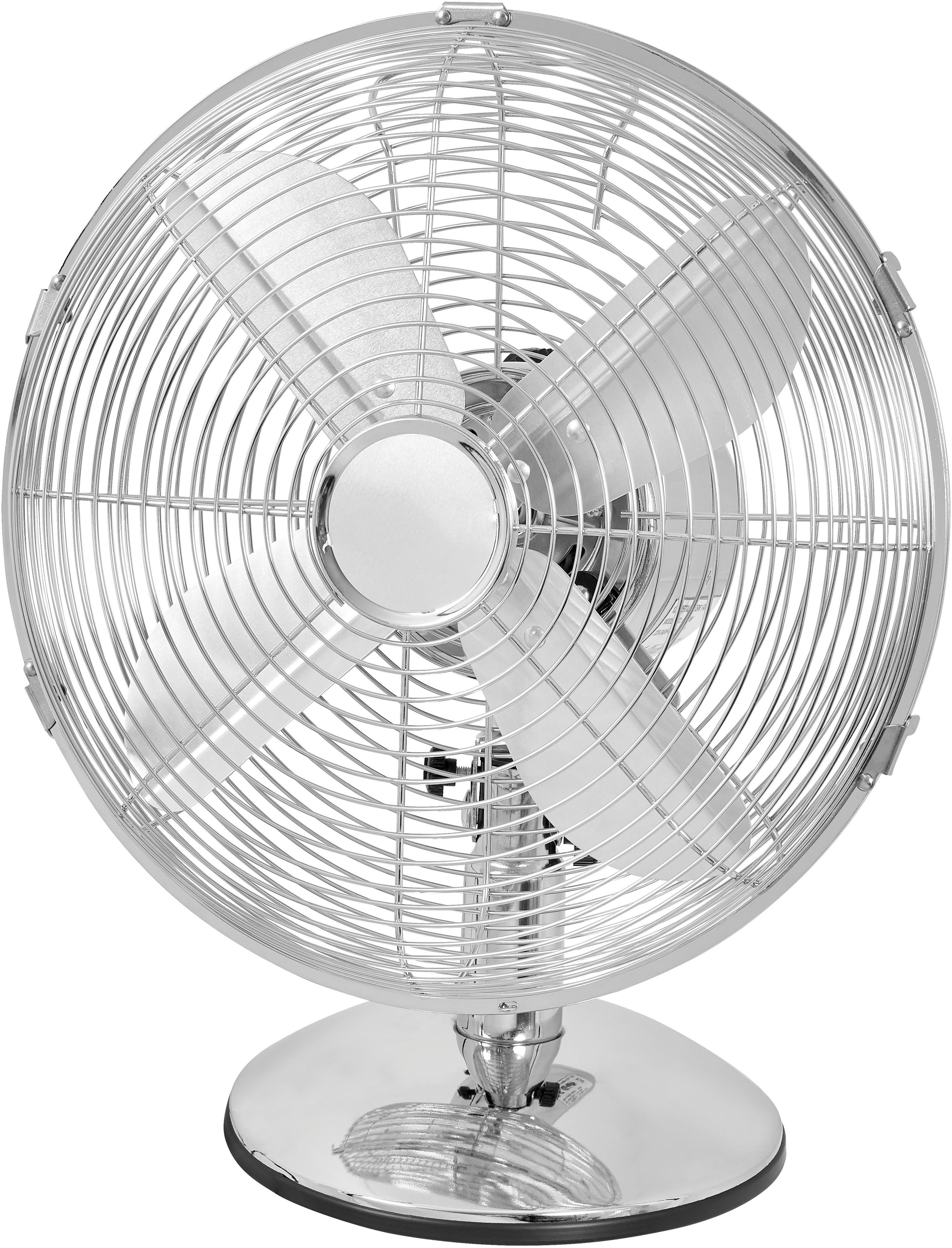 KLARBACH Tischventilator VT 36002 ch, Ø 30 cm, Vollmetall, inkl. Oszillatio günstig online kaufen