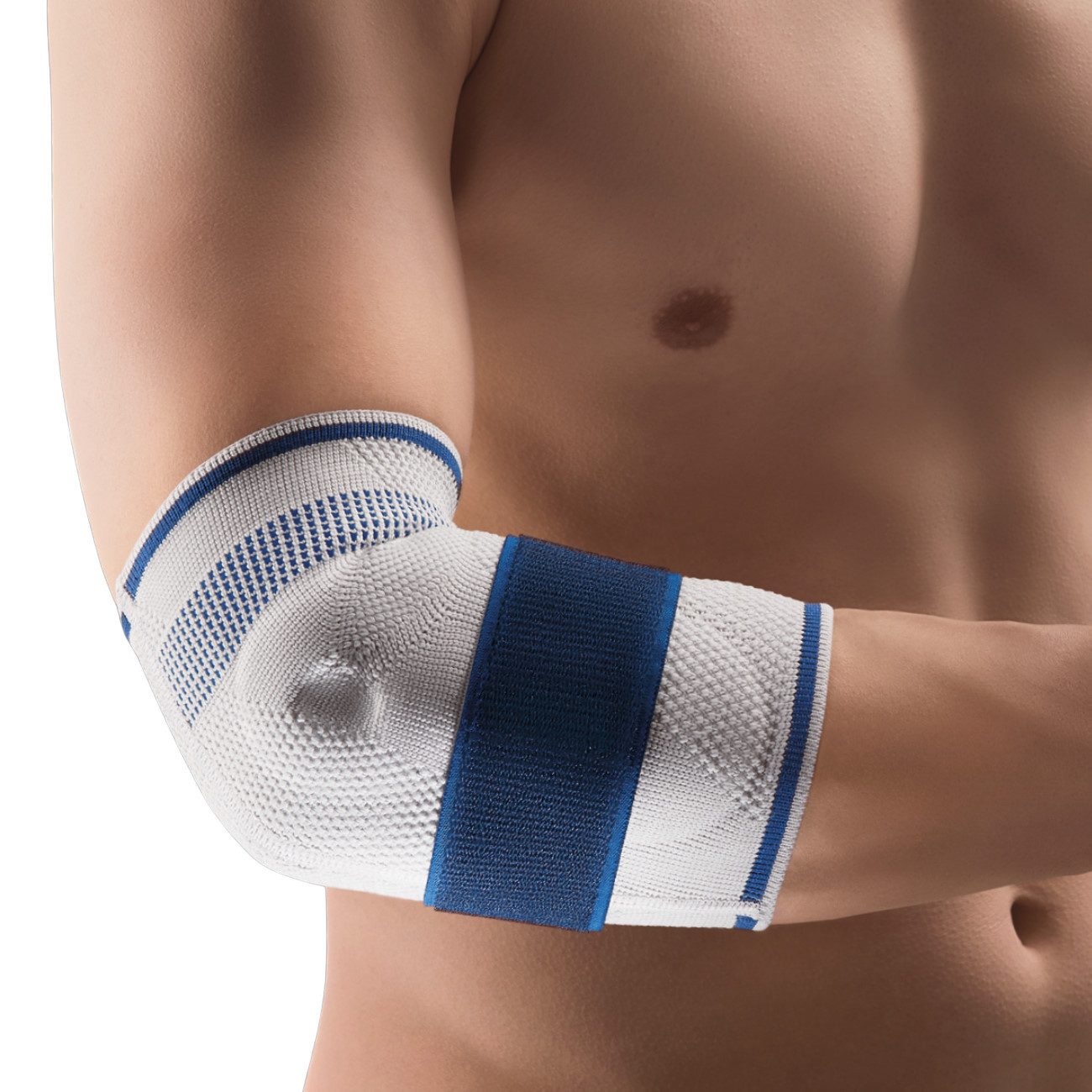 Ellenbogenbandage Ellenbogenbandage Komfort Plus, Silber Größe XXS