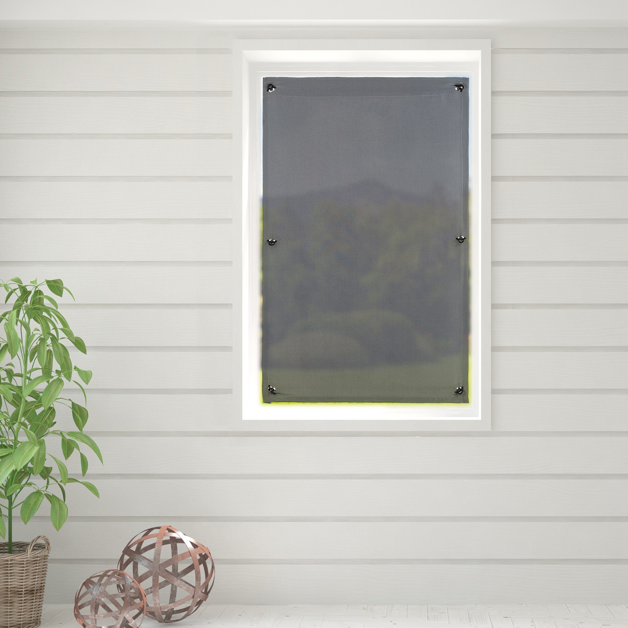 Fenster x Verdunkelung 3 cm, relaxdays x 60 Sonnenschutz-Fensterfolie 100
