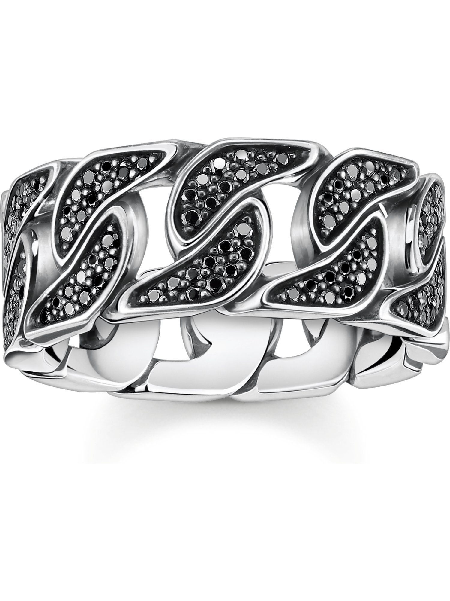 THOMAS SABO Fingerring Thomas Sabo Unisex-Damenring 925er Silber Zirkonia, Zirkonia