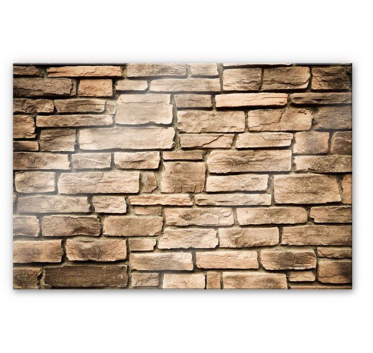 Küchenrückwand Stein Steinoptik Italien (1-tlg) Mauer, Wall-Art