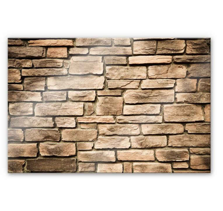 Wall-Art Küchenrückwand Steinoptik Italien Stein Mauer, (1-tlg), Herd Waschbecken Wandschutz